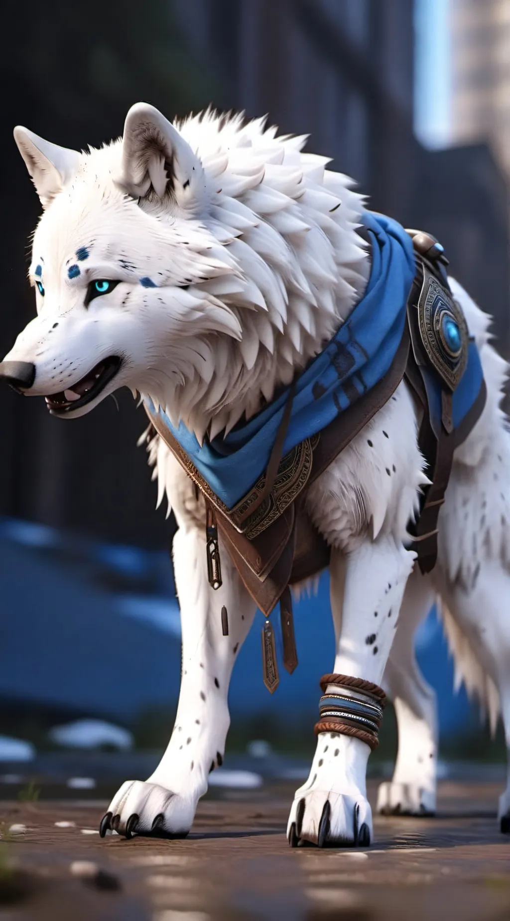 ai character: luna background