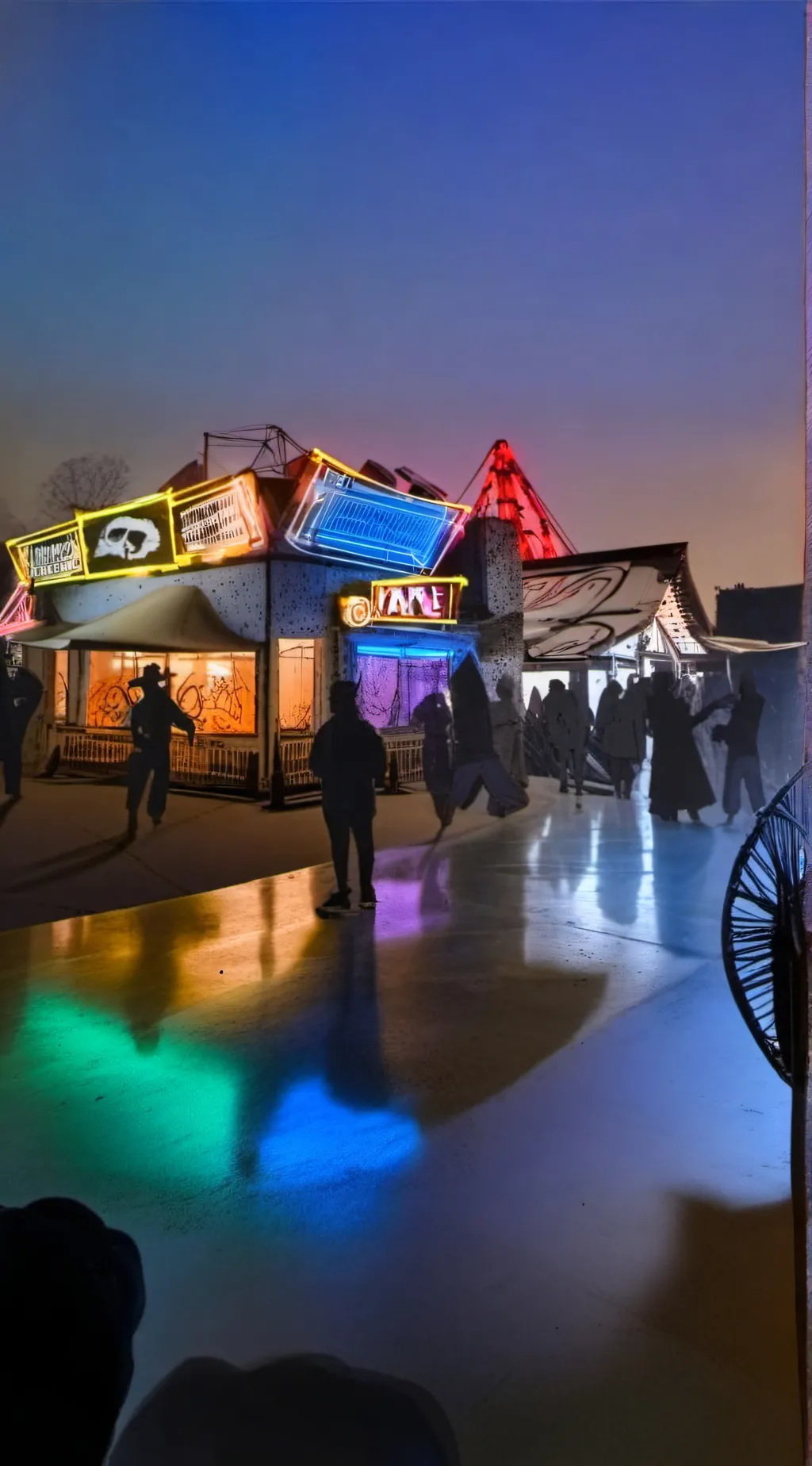 ai character: mad world background