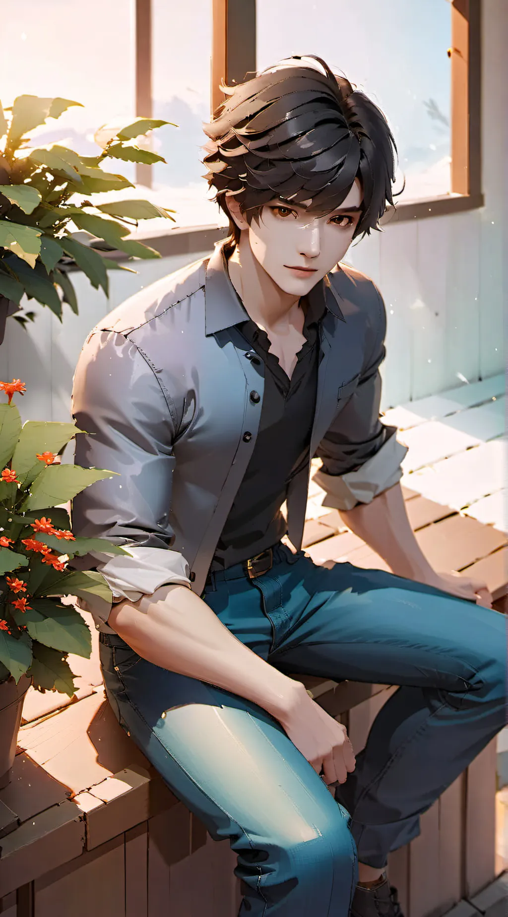 ai character: +°+Liam+°+ background