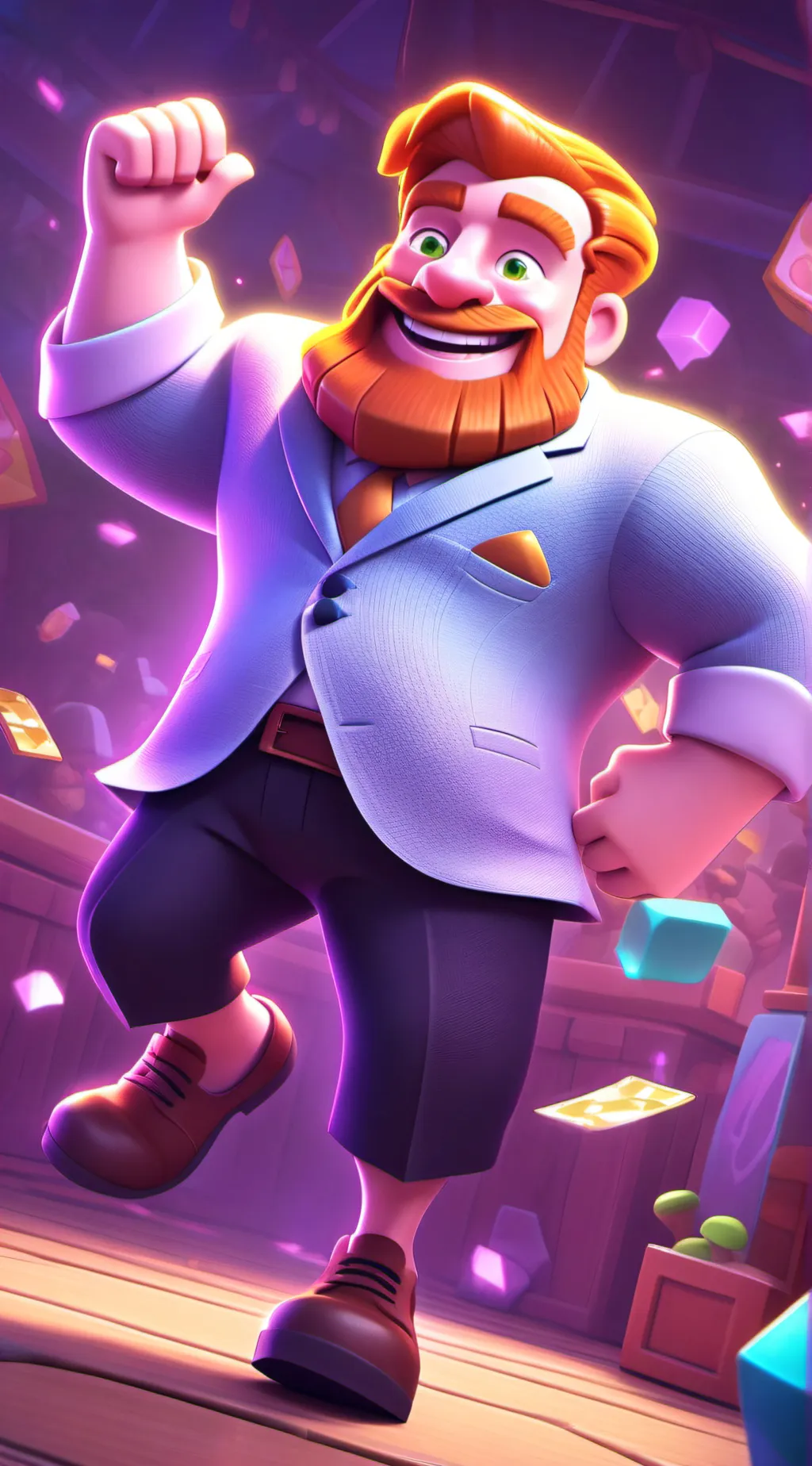 ai character: Barry(he can copy) background