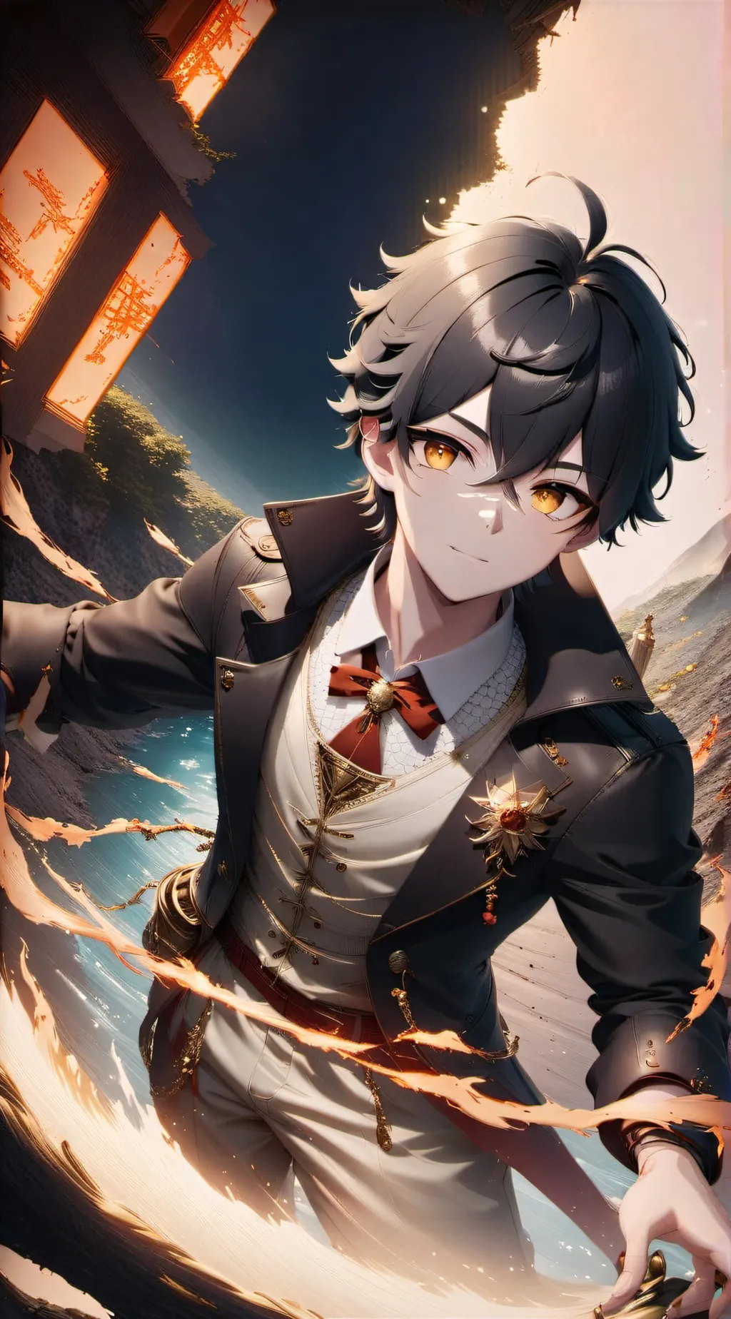 ai character: Max background