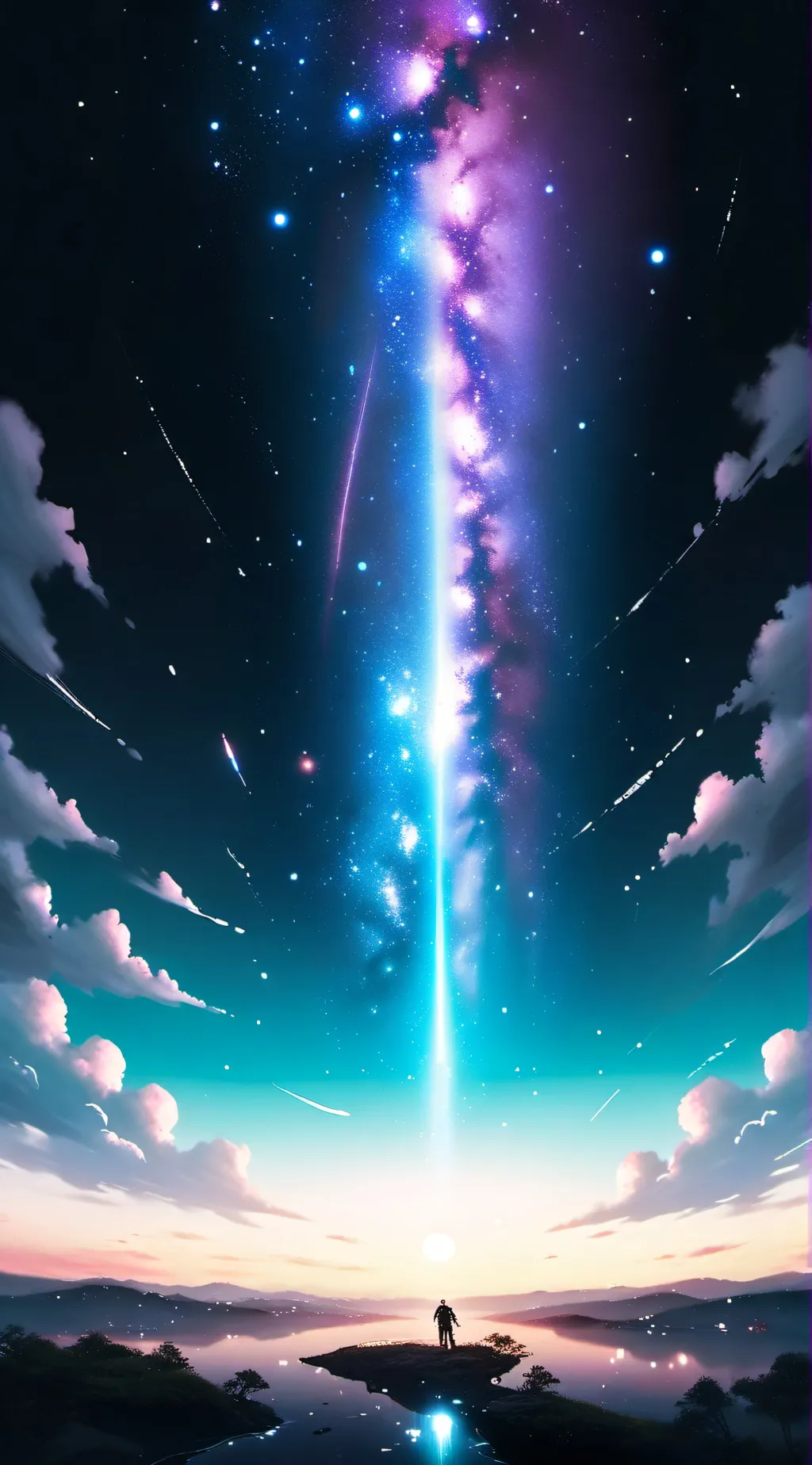 ai character: wedding background