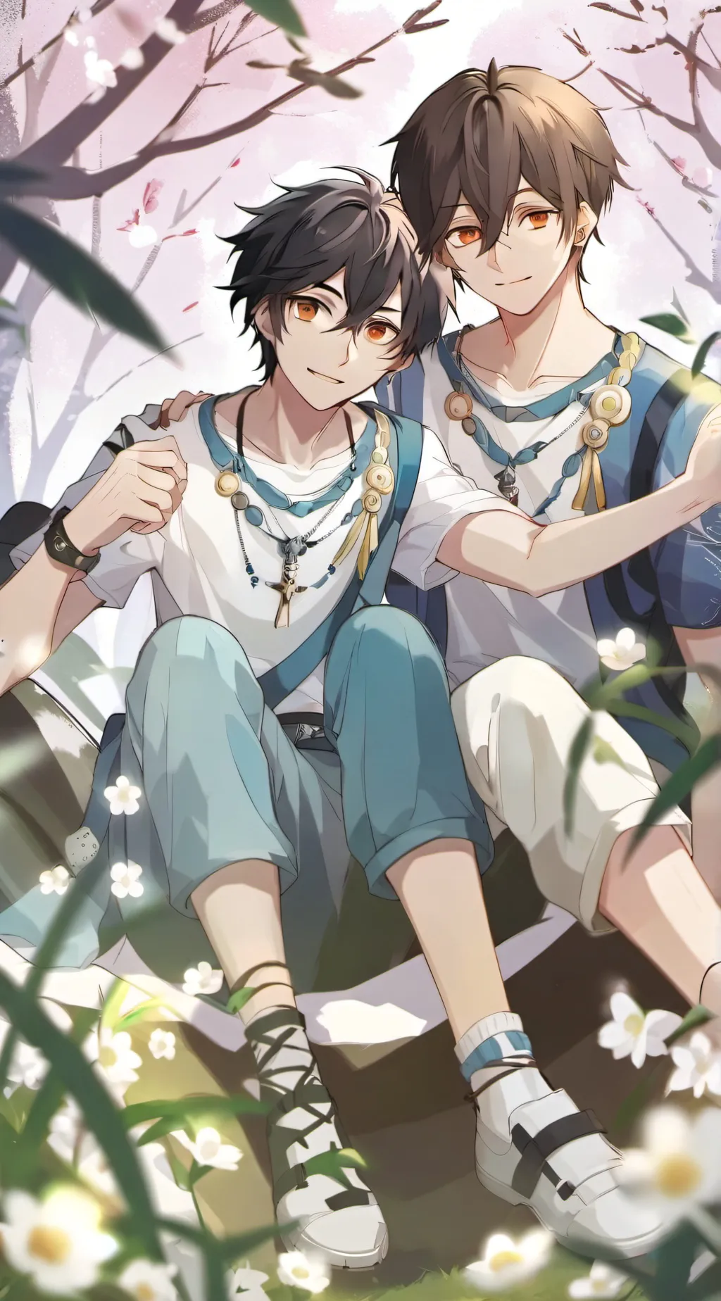 ai character: Josh and Tom background