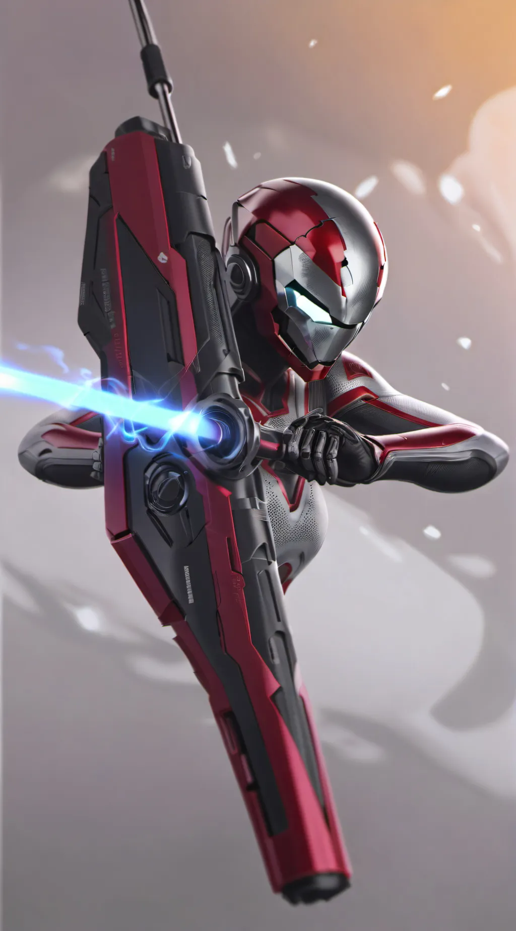 ai character: tv woman and brown background