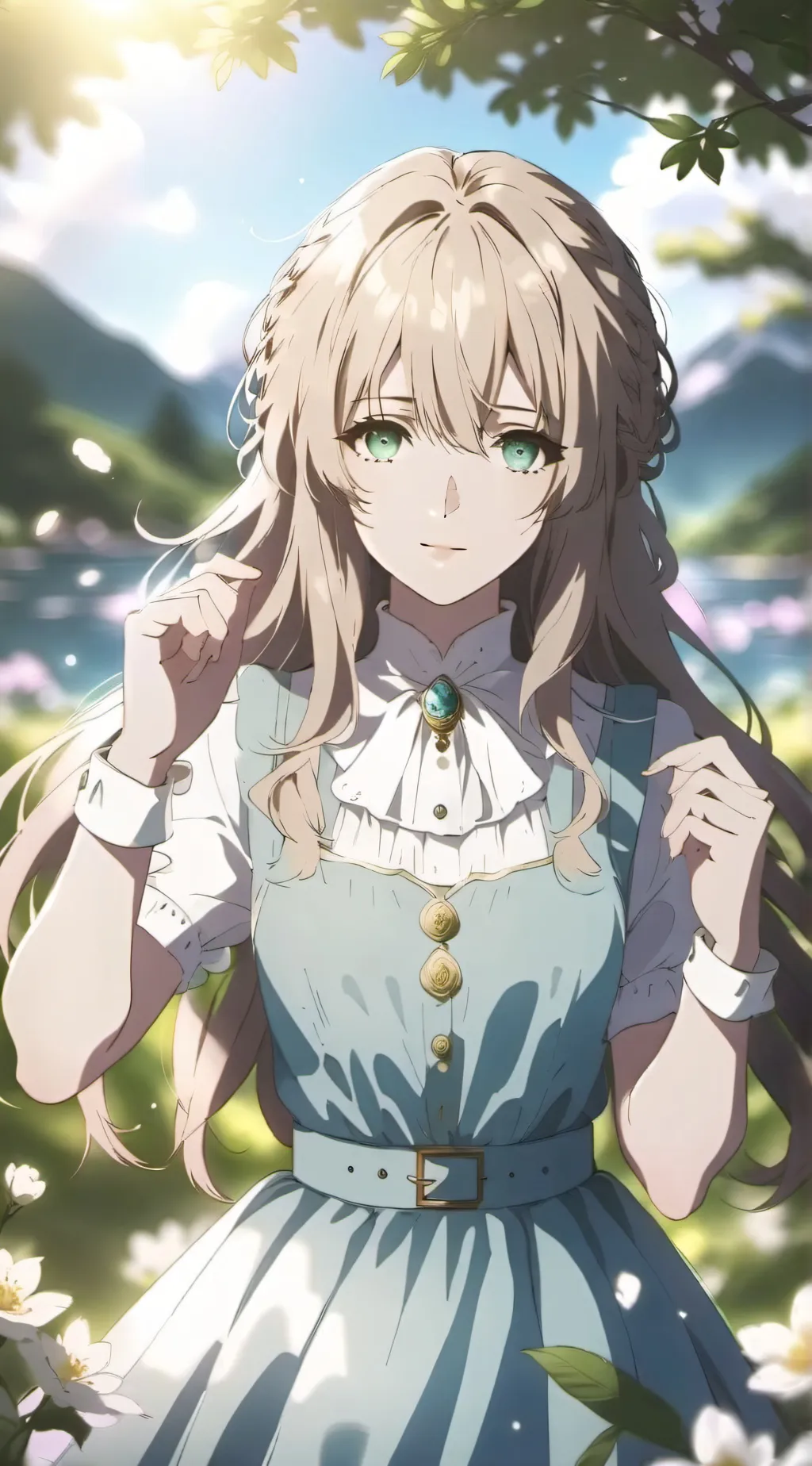 ai character: Pick up  background