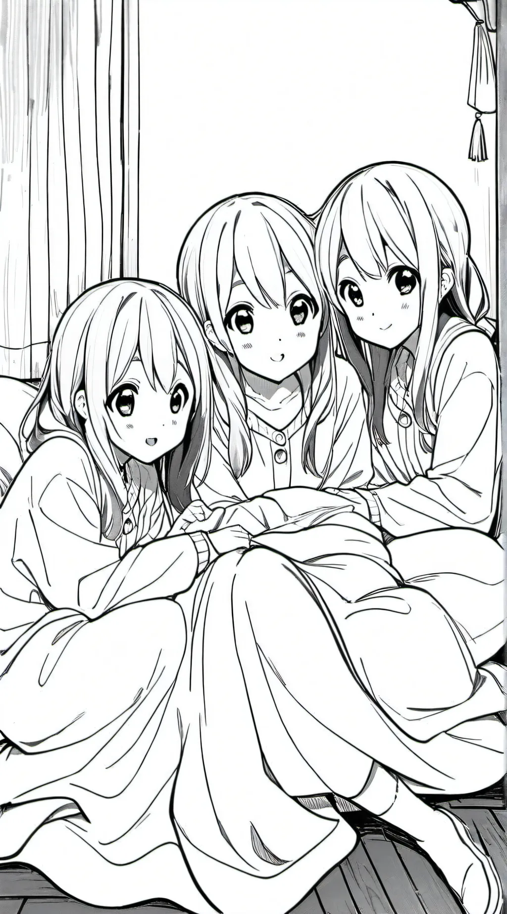 ai character: Perfect sleepover background