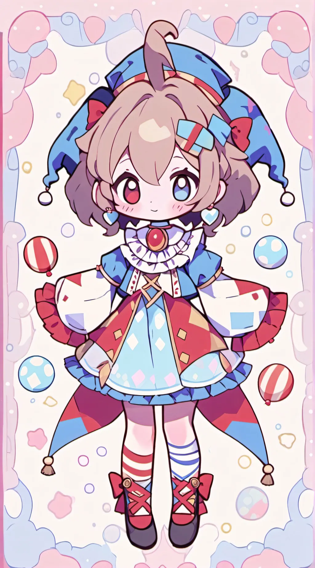 ai character: pomni  background