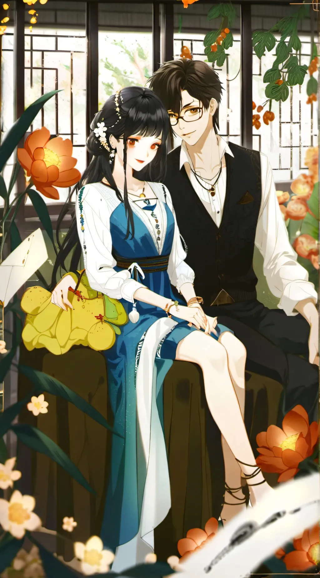 ai character: Love. background