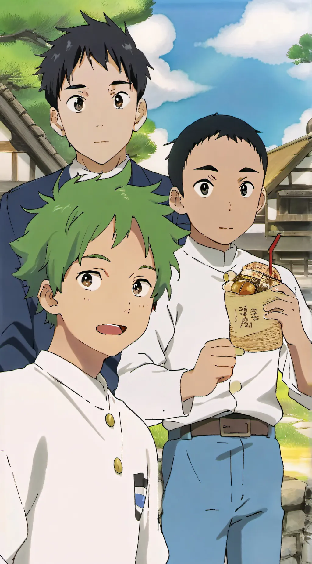 ai character: mha war background