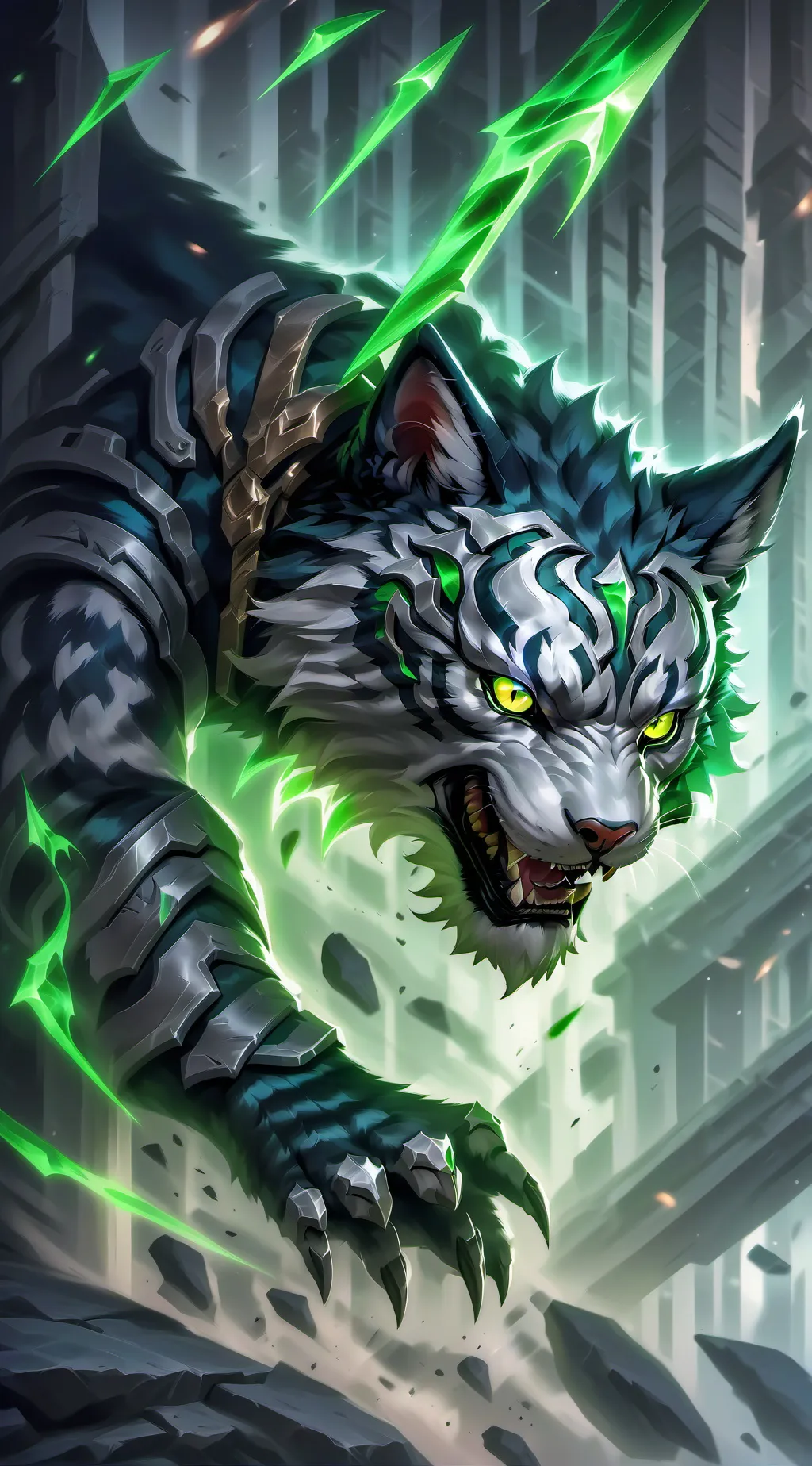 ai character: mess it up background