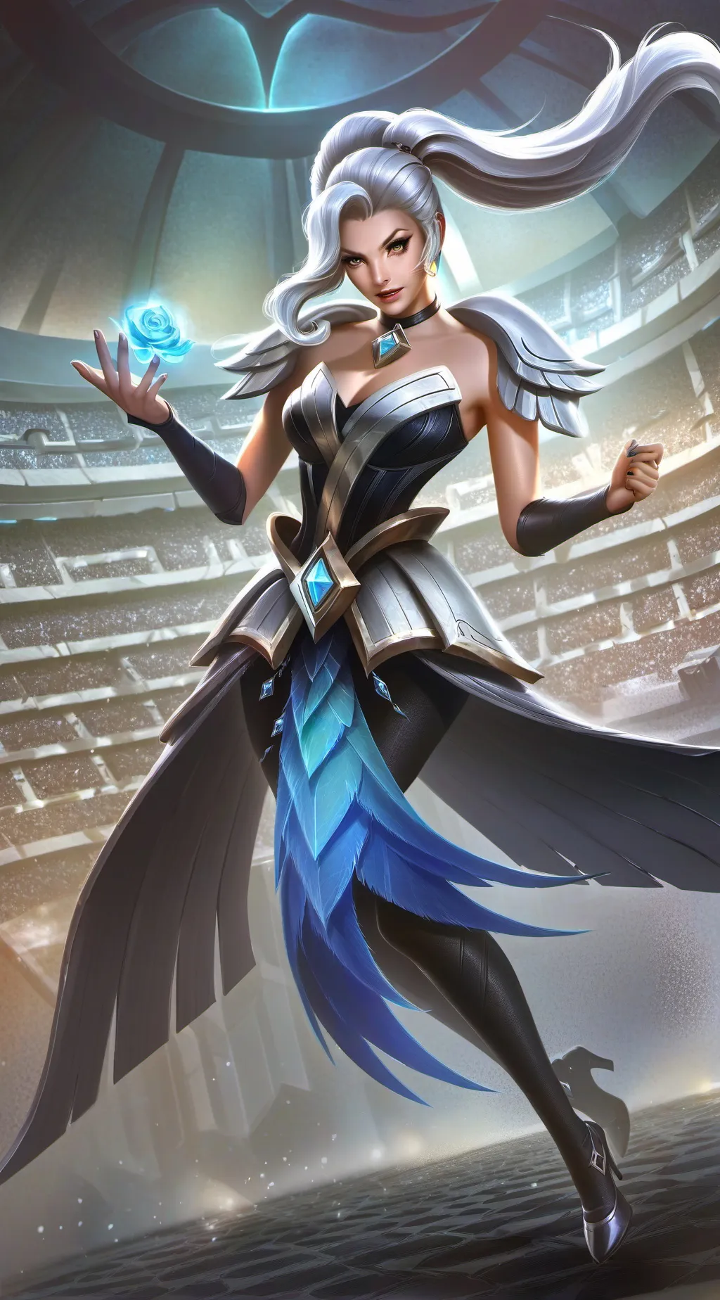 ai character: MOBILE LEGENDS background