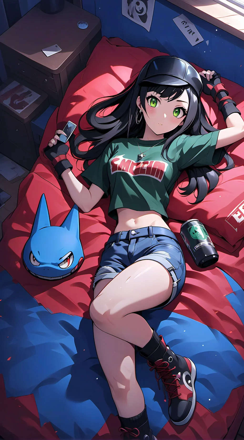 ai character: tired bexxie background