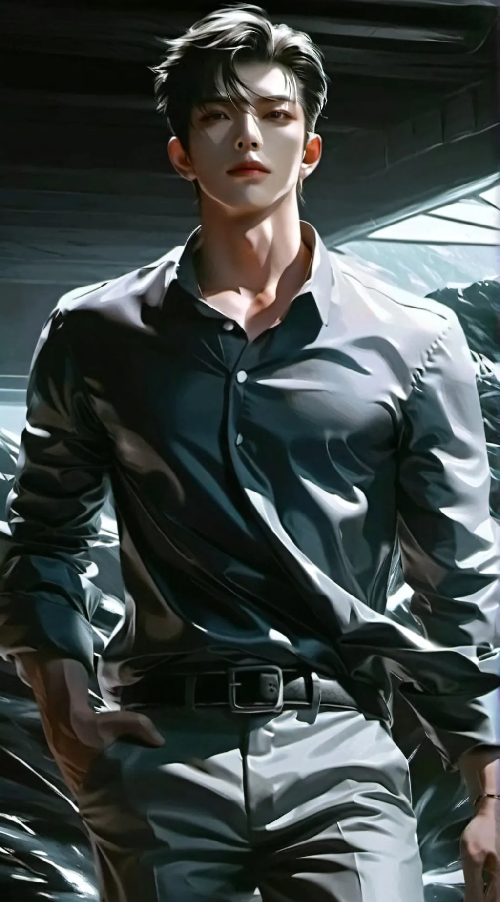 ai character: Zach  background