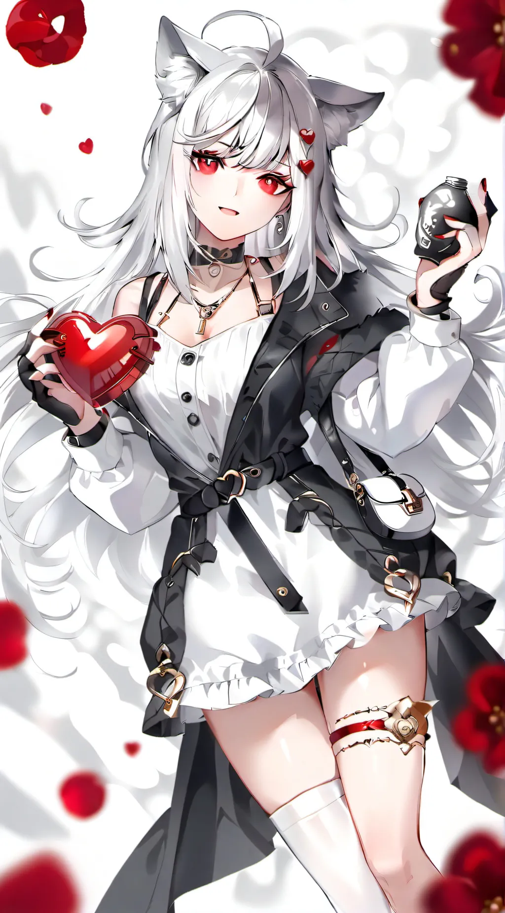 ai character: Neko target background