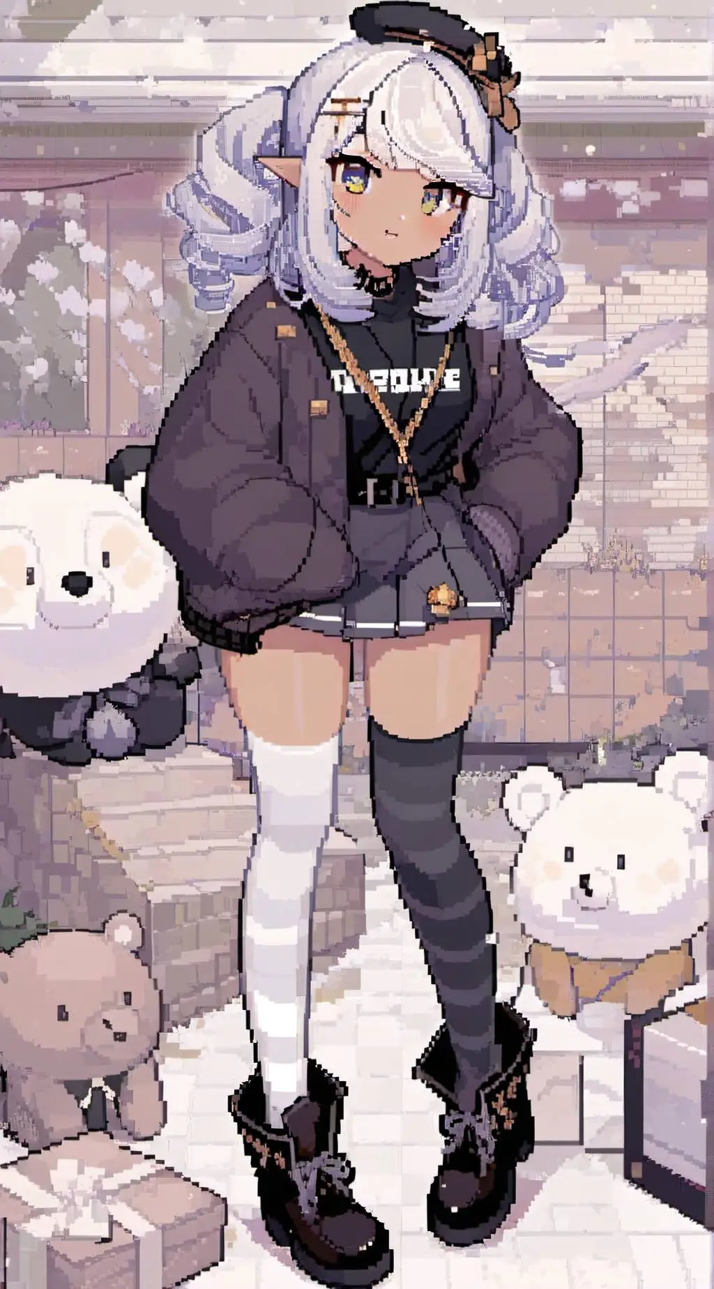 ai character: Yuki ♡ background