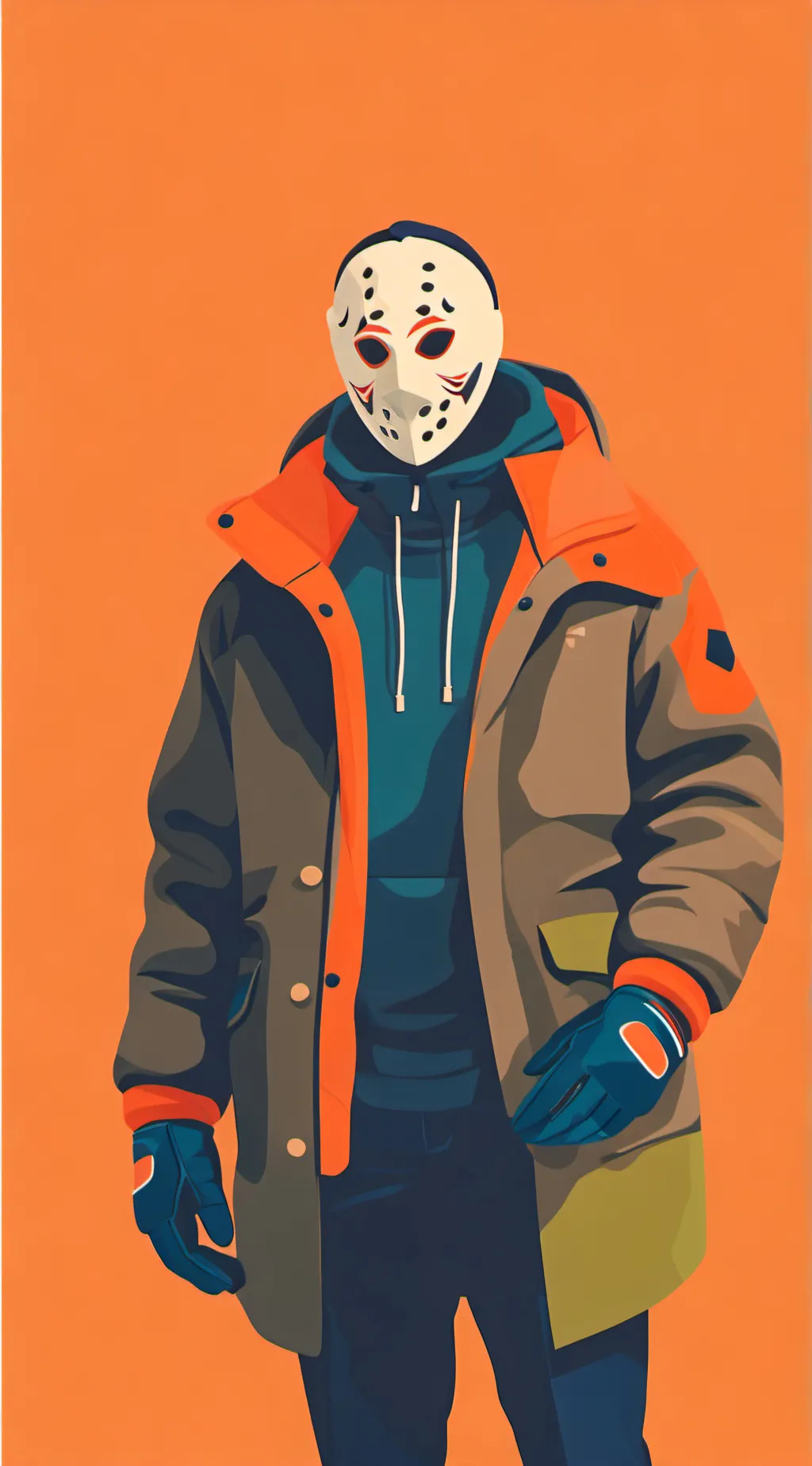 ai character: Jason with shotgun background