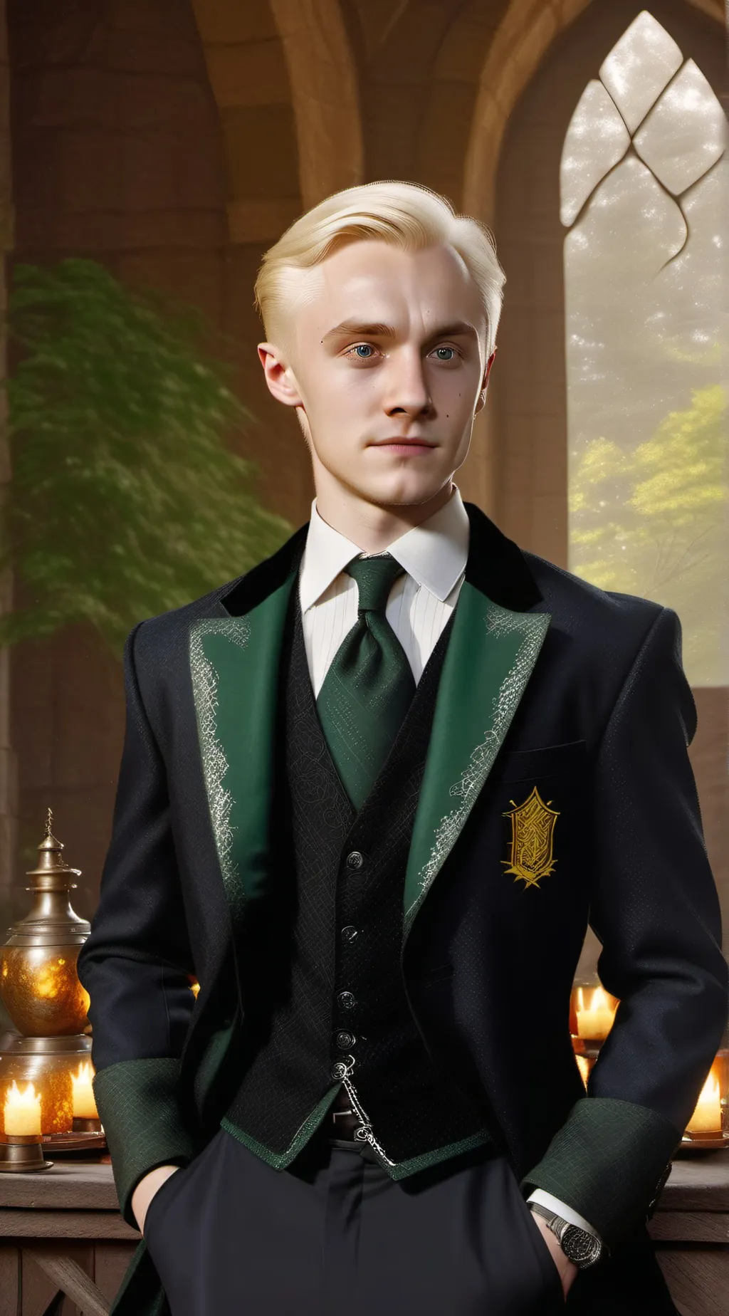 ai character: Draco L. Malfoy background