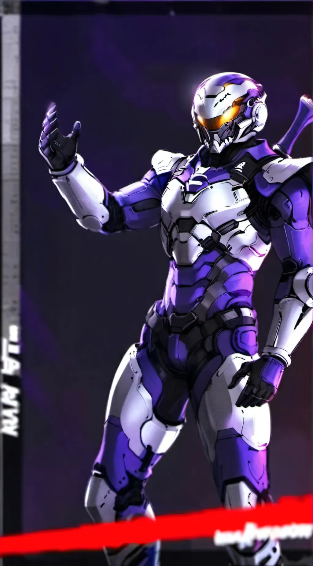 ai character: Titan tv man  background