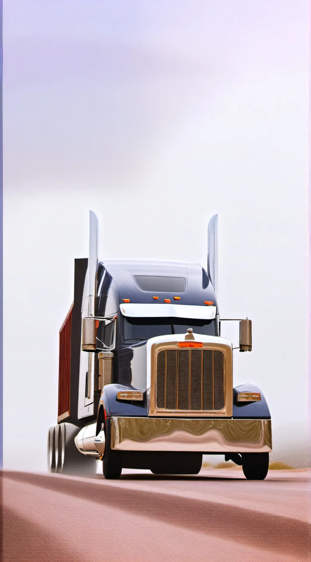 ai character: American truck background