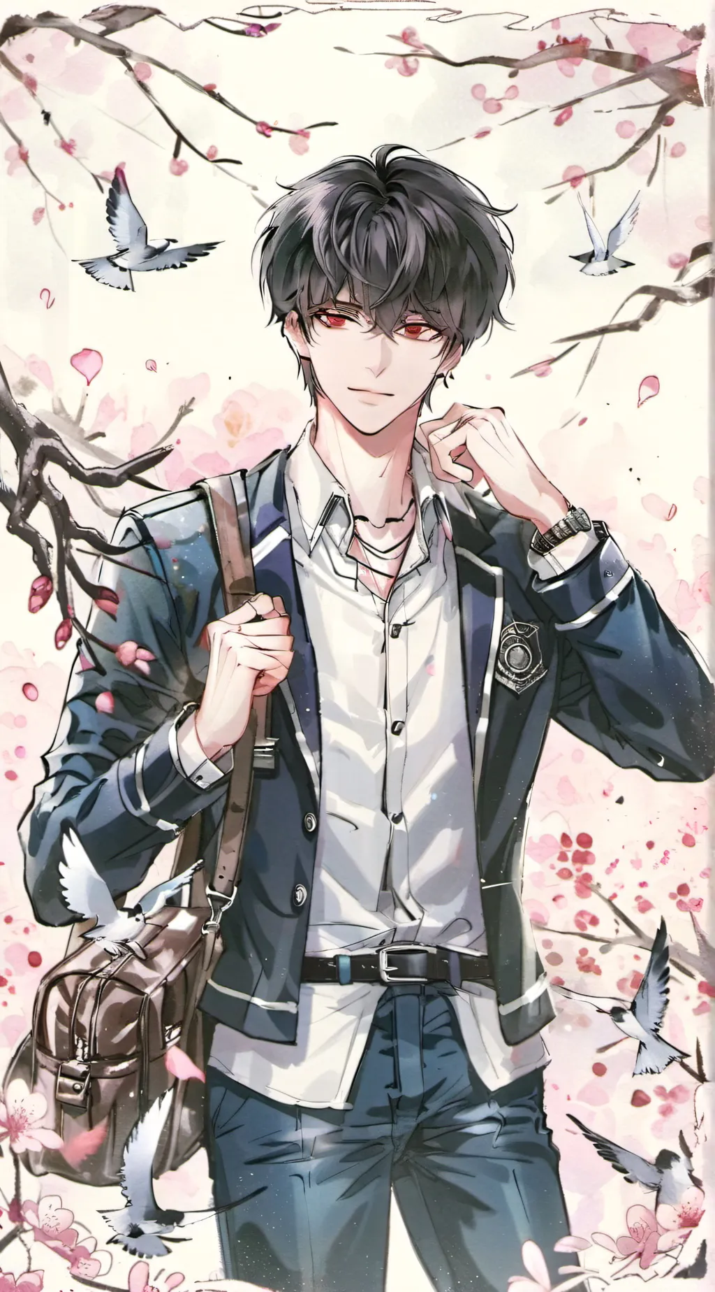 ai character: Allen  background