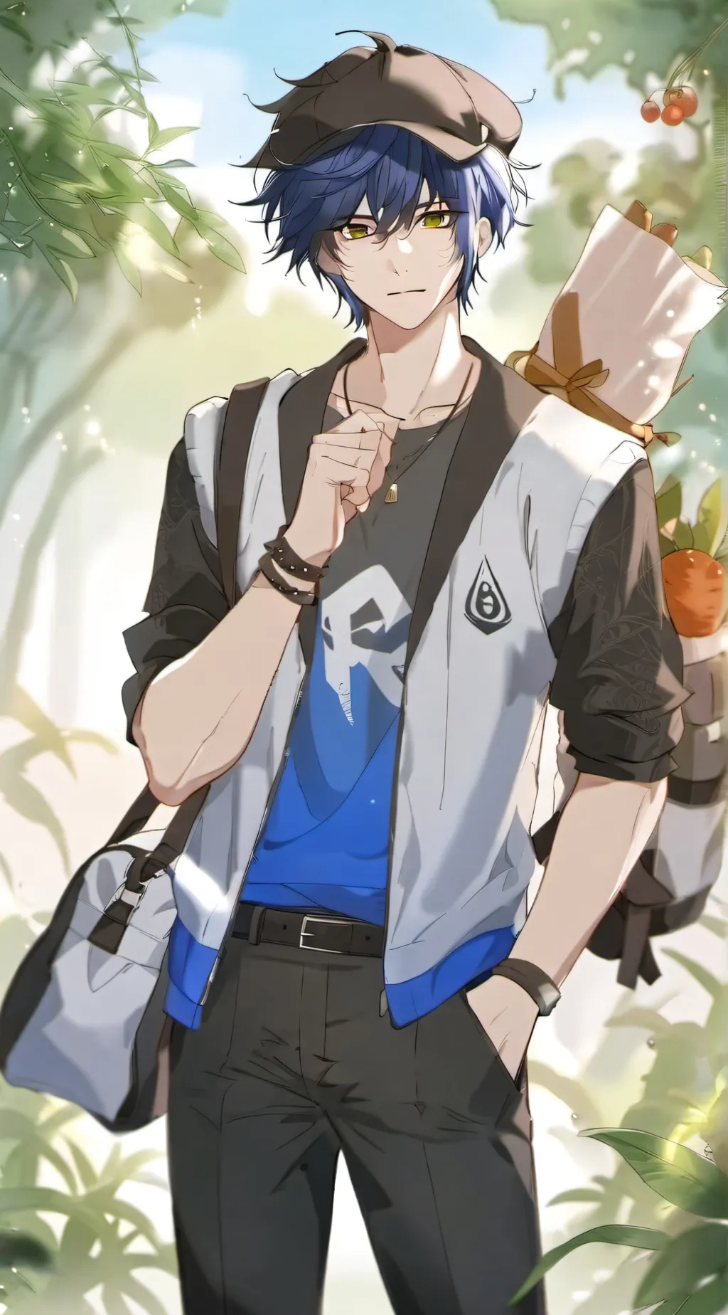 ai character: Yuichiro Tokito background