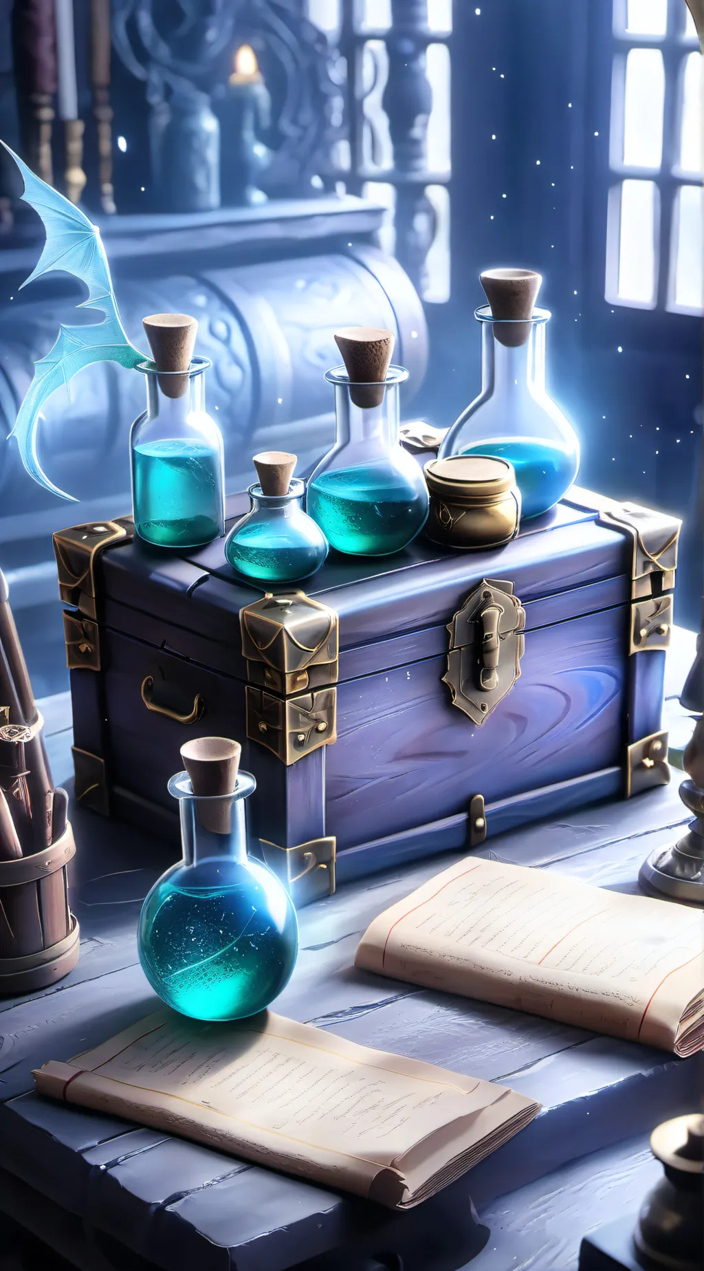 ai character: Anti potion background