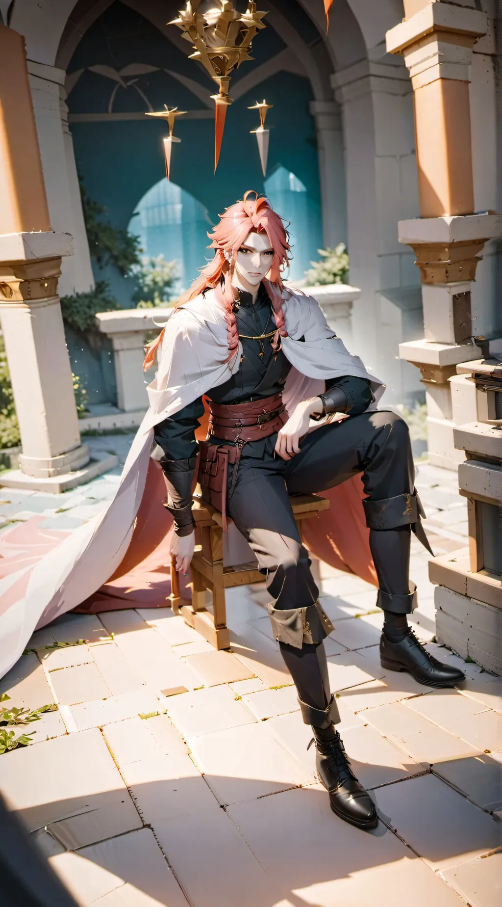 ai character: Techno | Passerine background