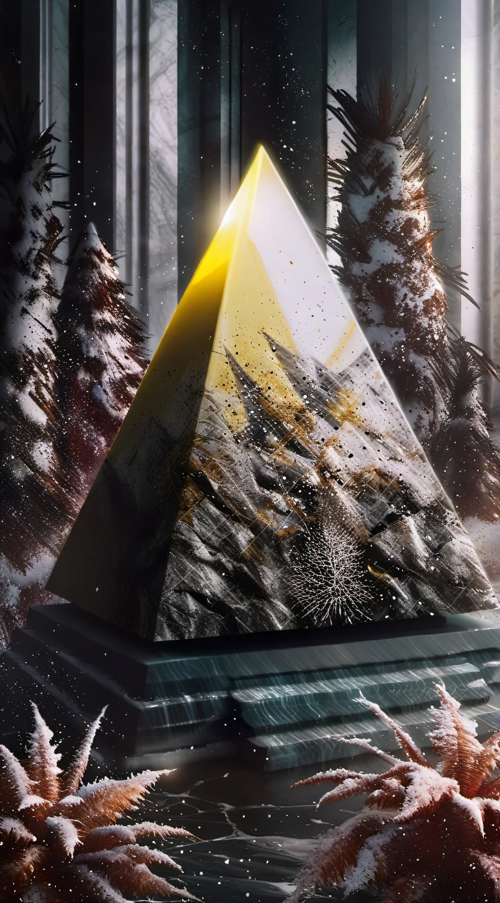 ai character: Bill cipher  background