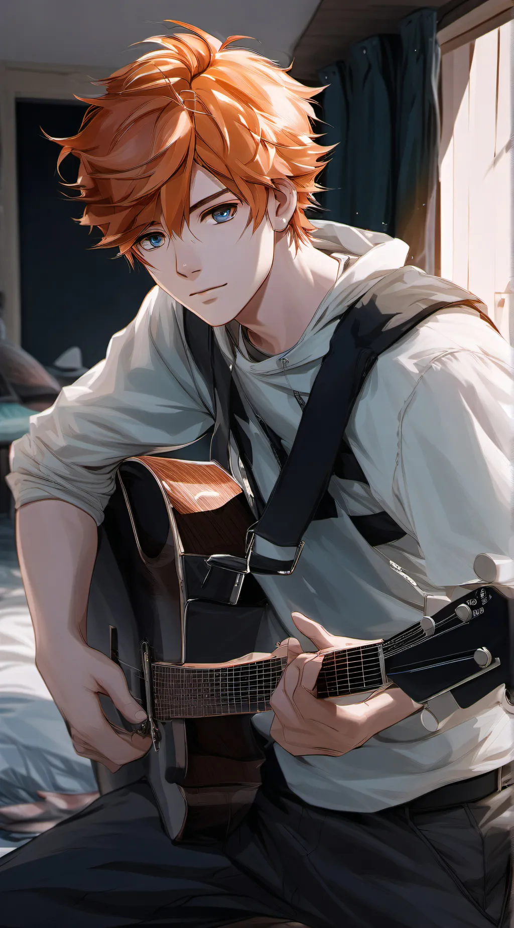 ai character: Sato Mafuyu background