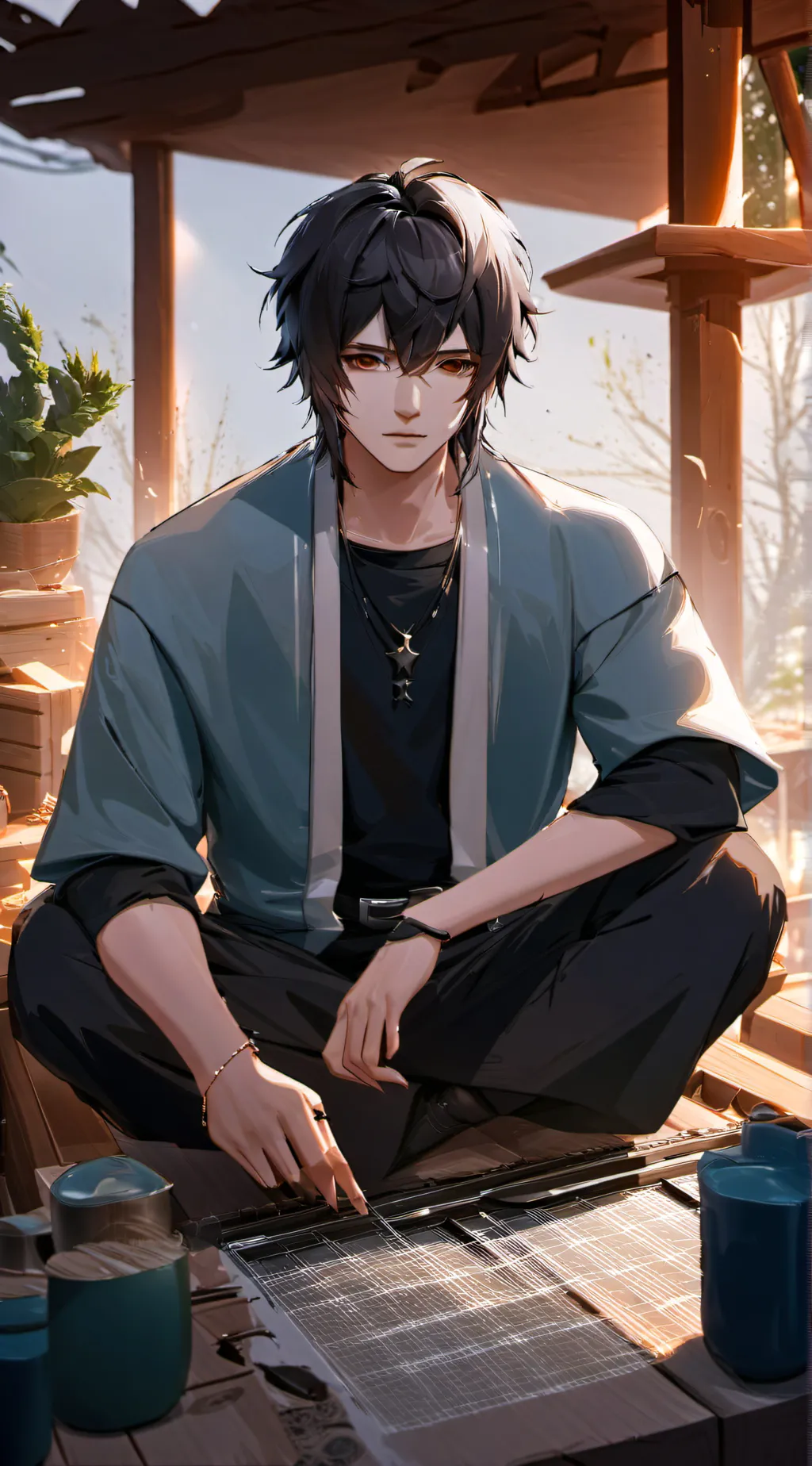 ai character: sam background