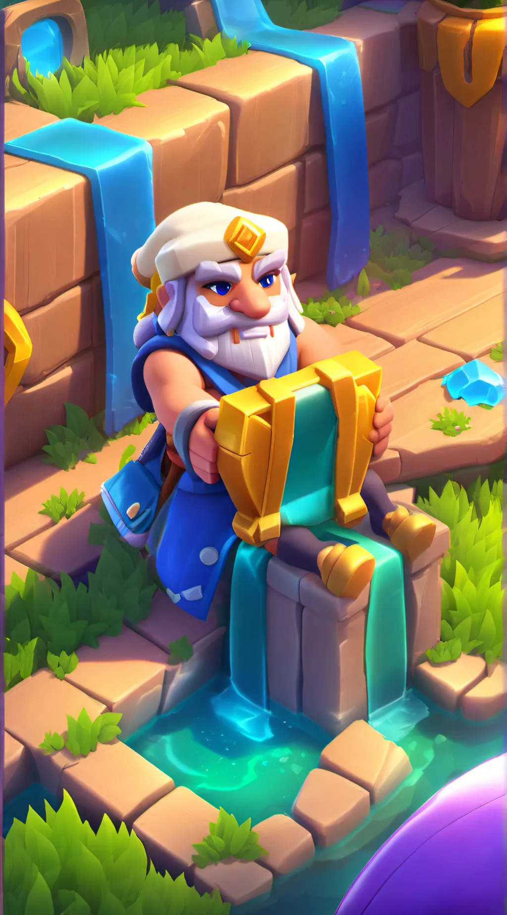 ai character: bacon hair background