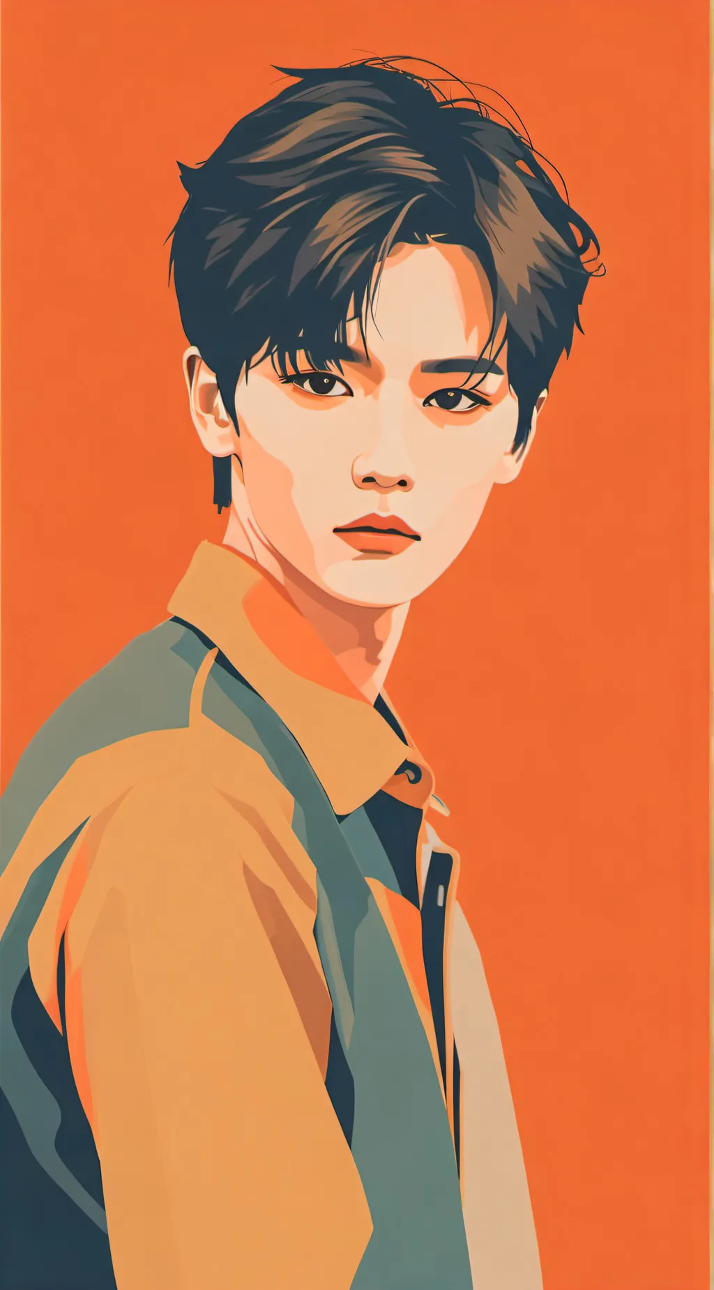 ai character: Lee Know  background