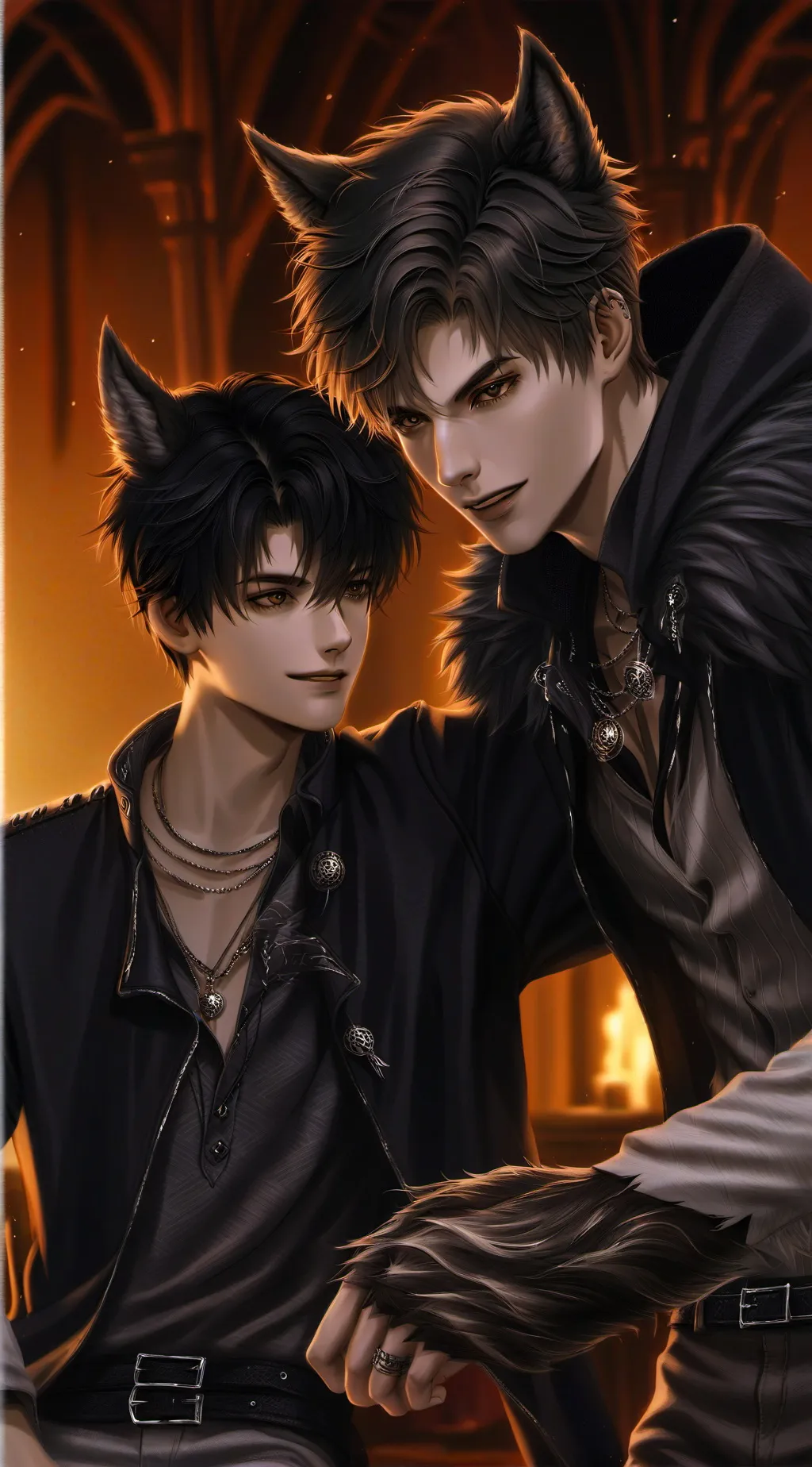 ai character: Ash,Asher & felix background