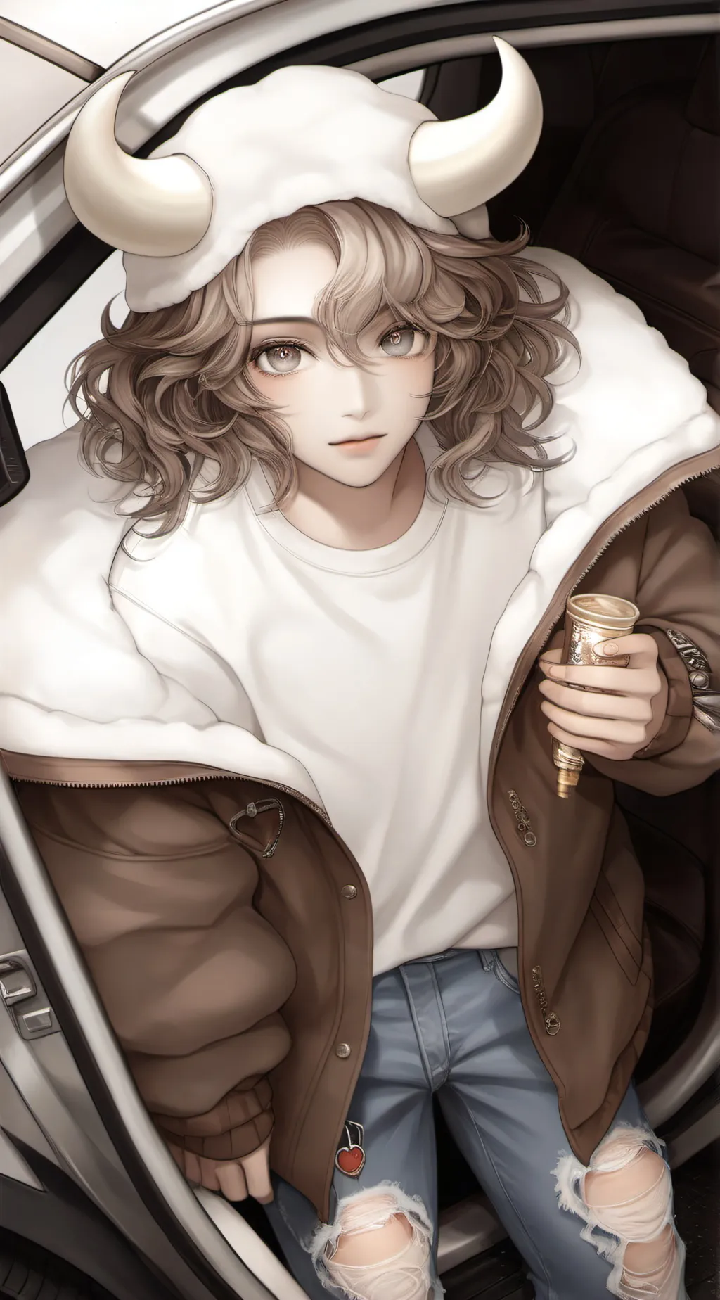 ai character: Your protective bf background