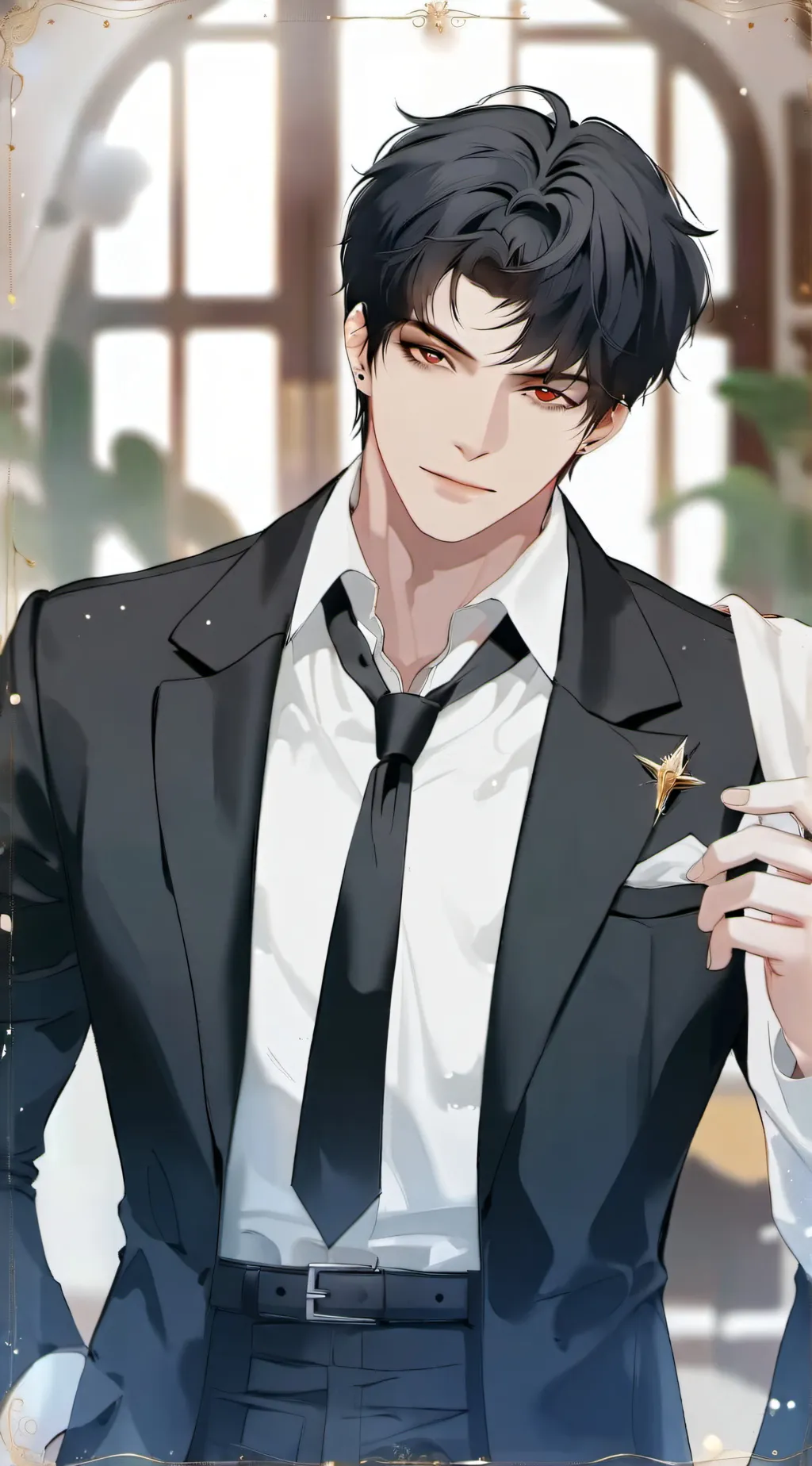 ai character: Leo background