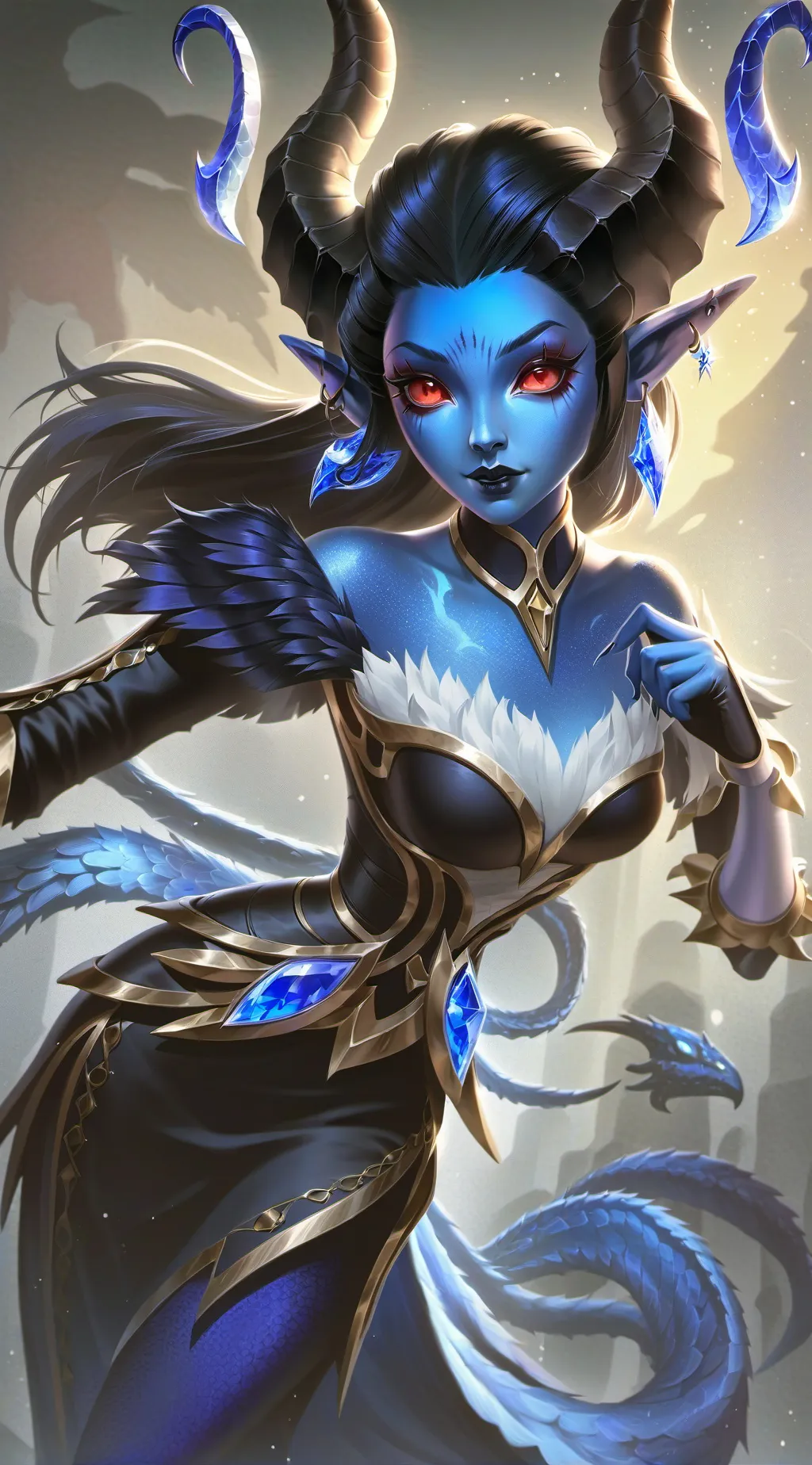 ai character: Stardust background