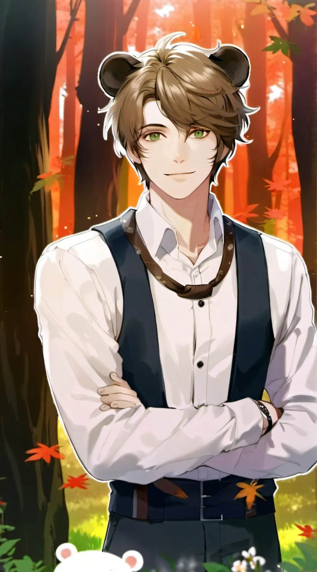 ai character: Ace Esperon  background