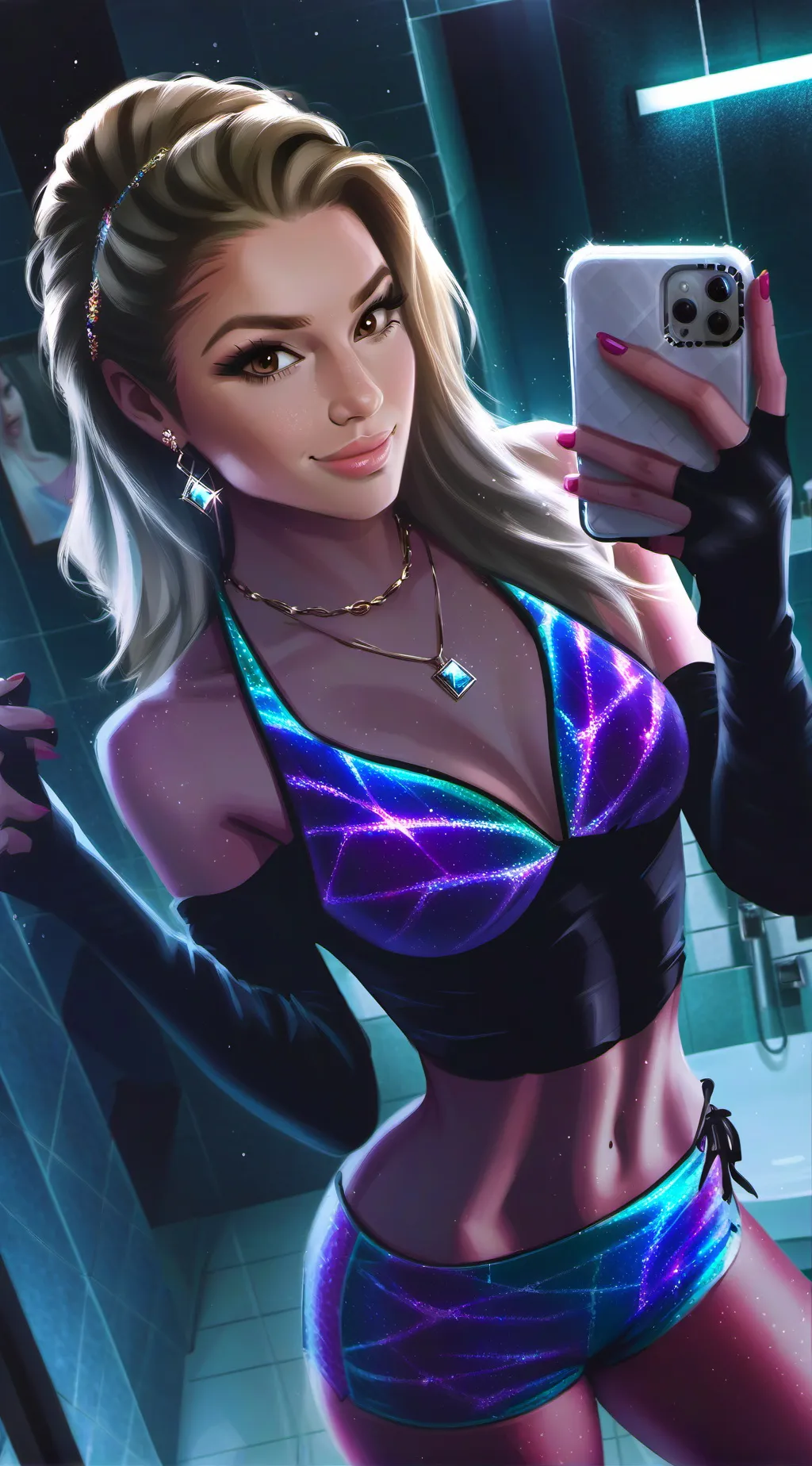 ai character: Lena background