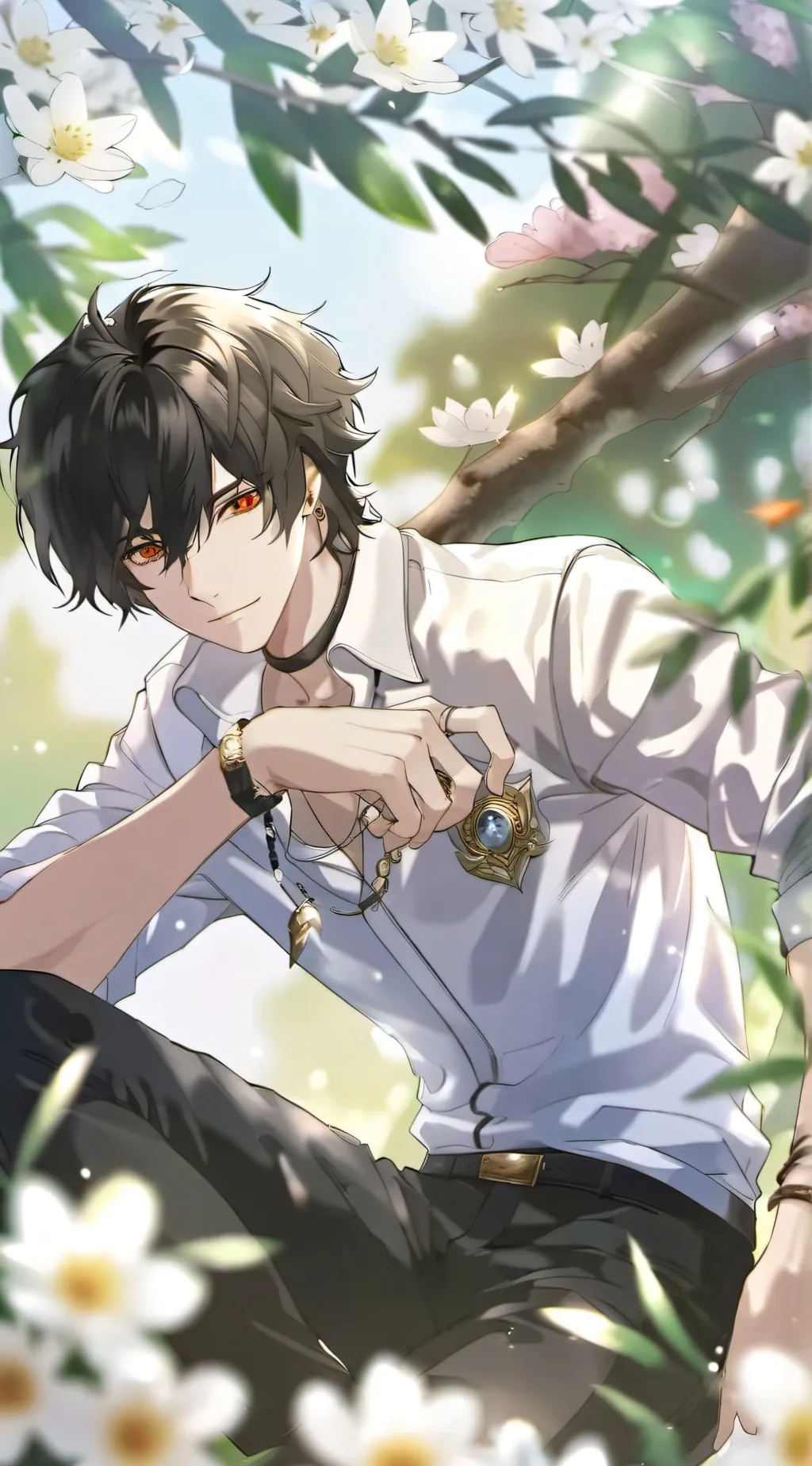 ai character: Felix  background