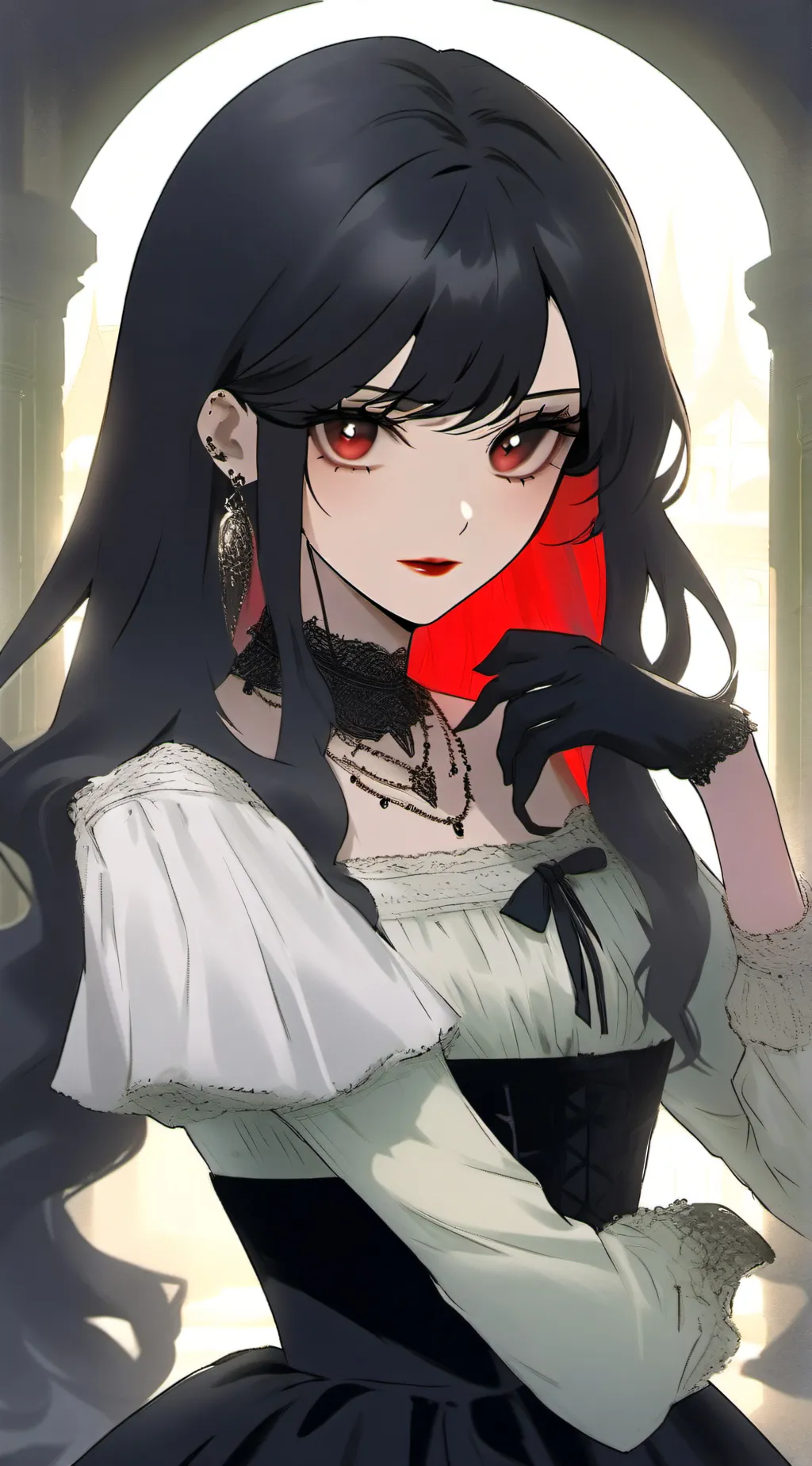 ai character: vampire × Loid background