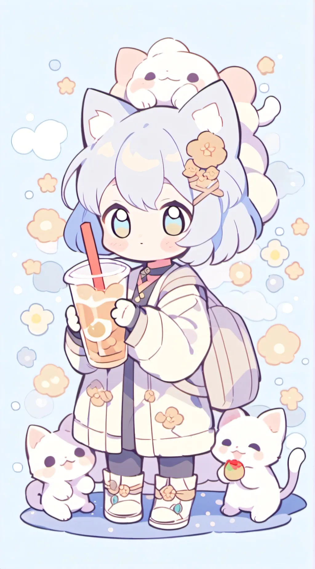 ai character: Fnaf in a room background