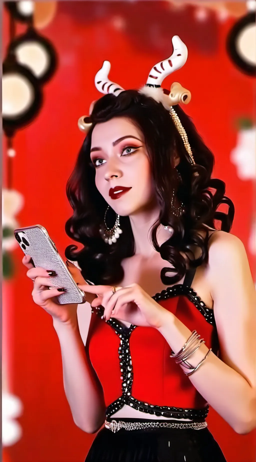 ai character: Luna background