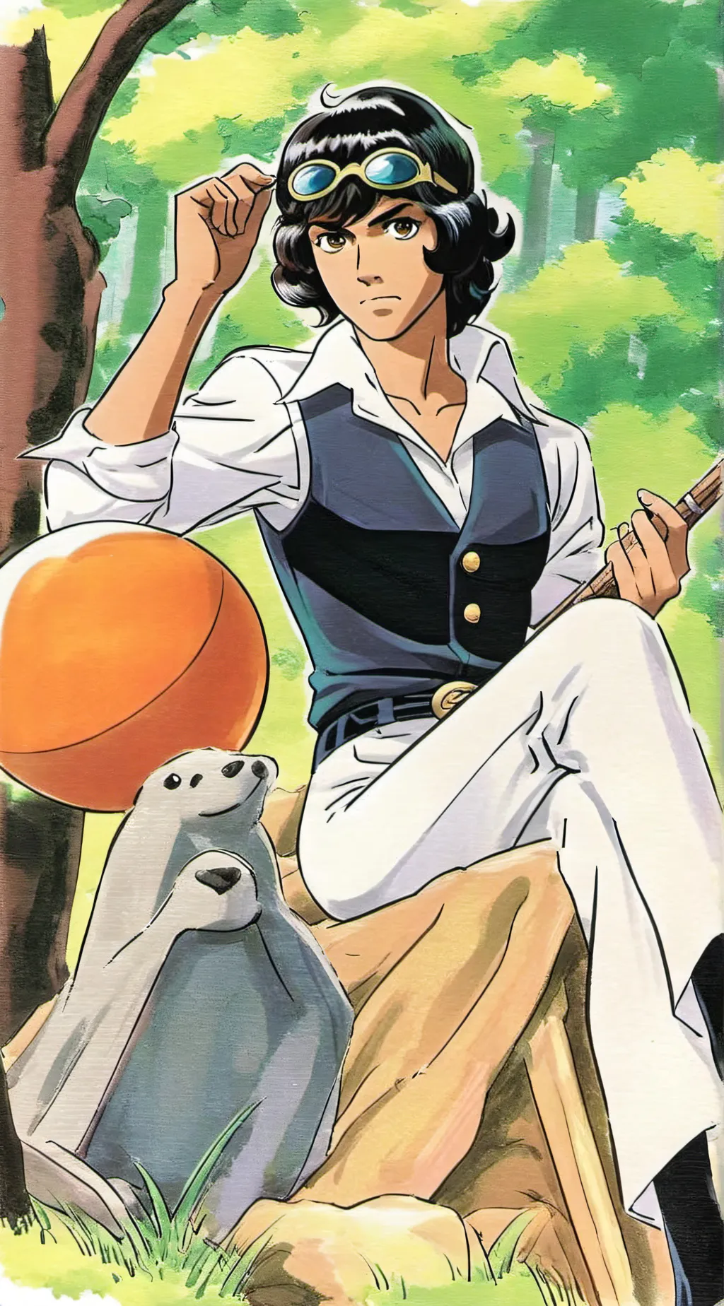 ai character: The Warriors background