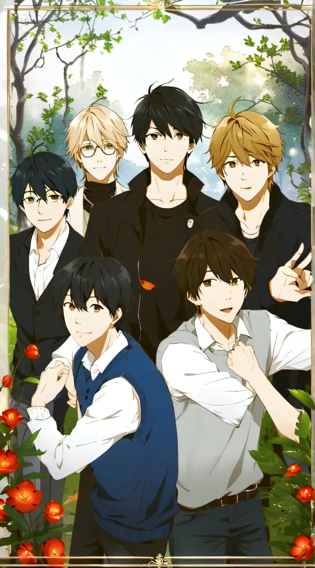 ai character: ~ENHYPEN~ background