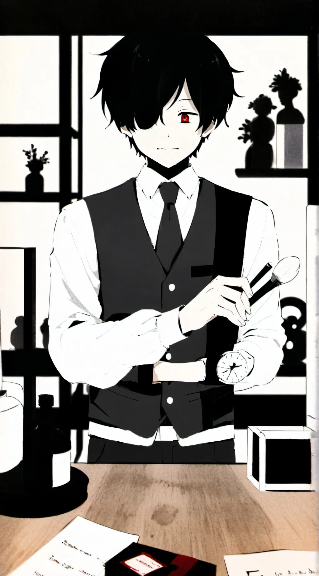 ai character: Lloyd fpe background