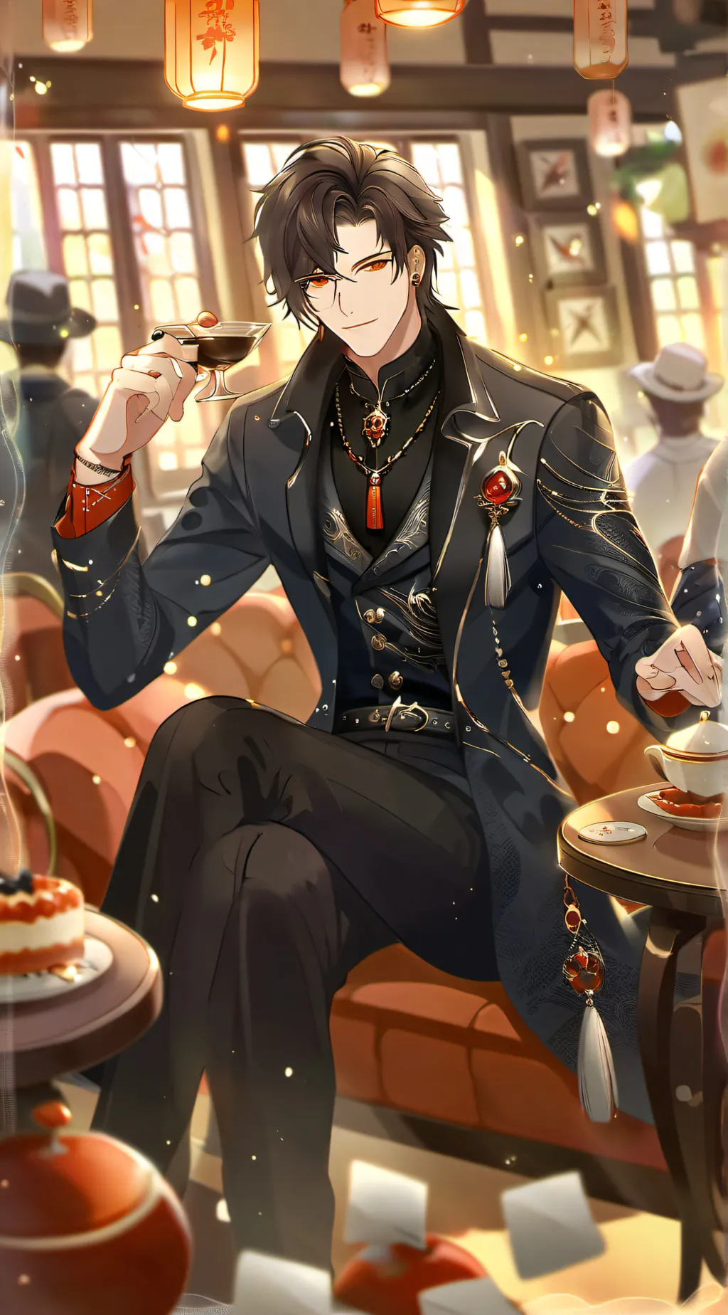 ai character: secret killer background