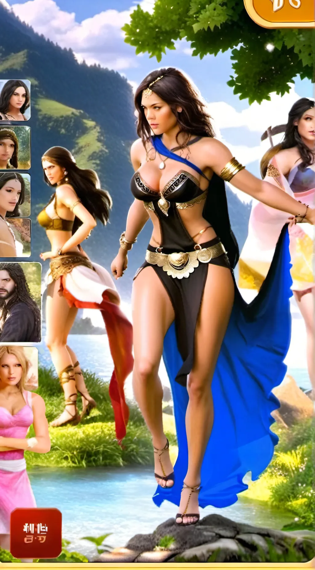 ai character: ✨ Star ستاره   background