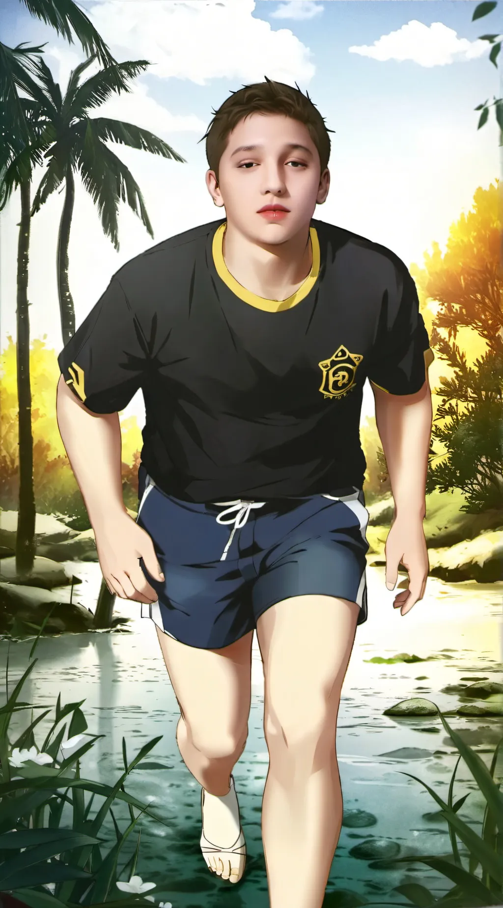 ai character: Joshua Lee White  background