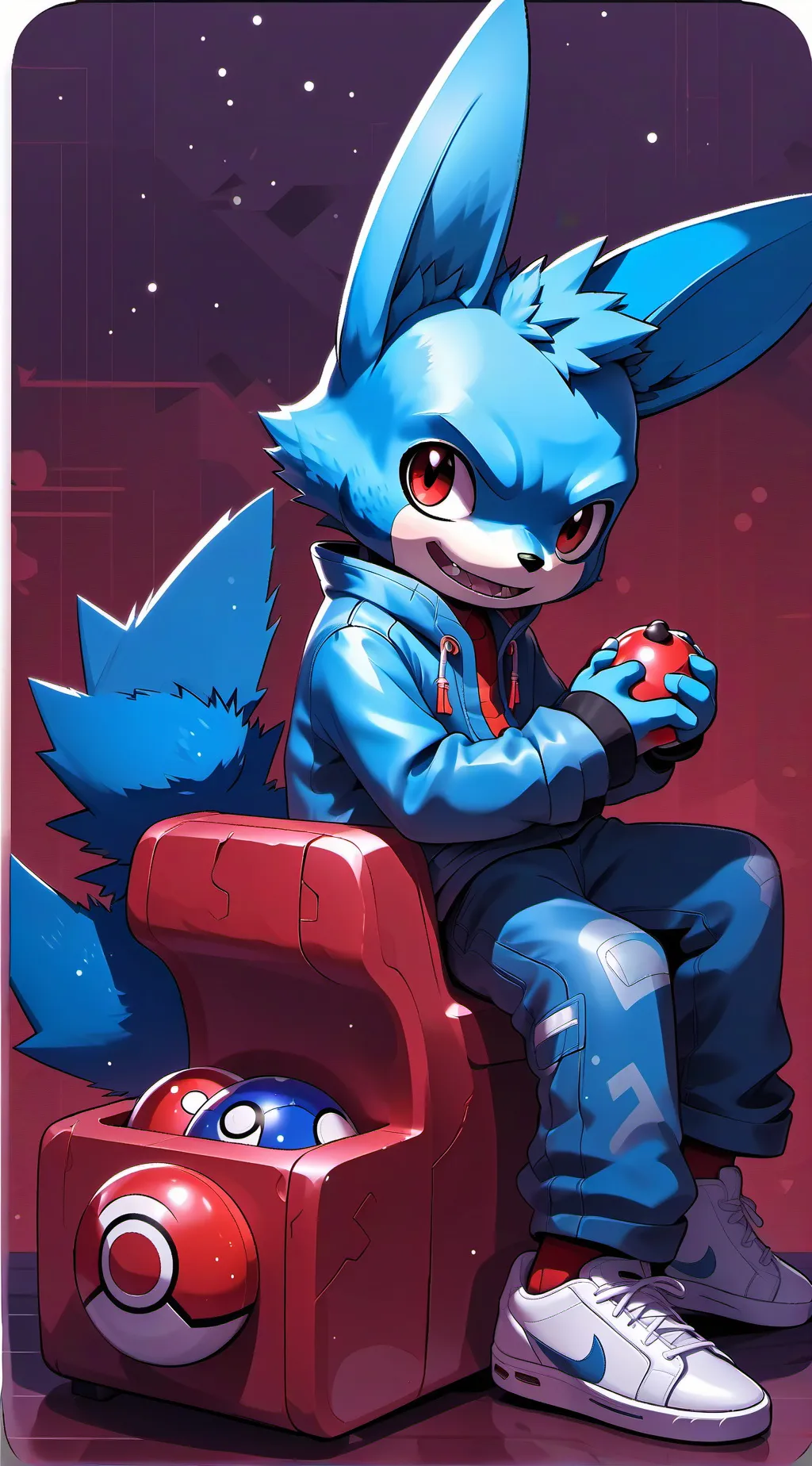 ai character: ishowspeed  background