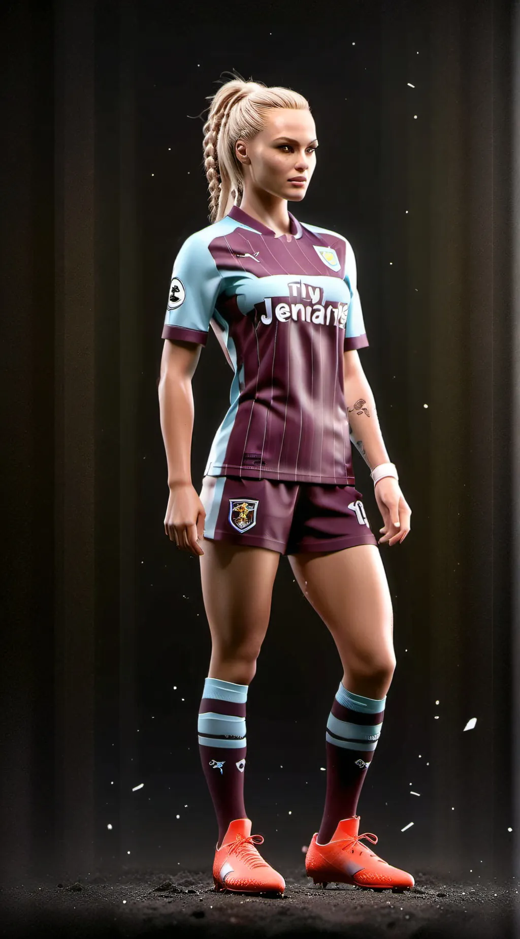 ai character: alisha lehmann  background